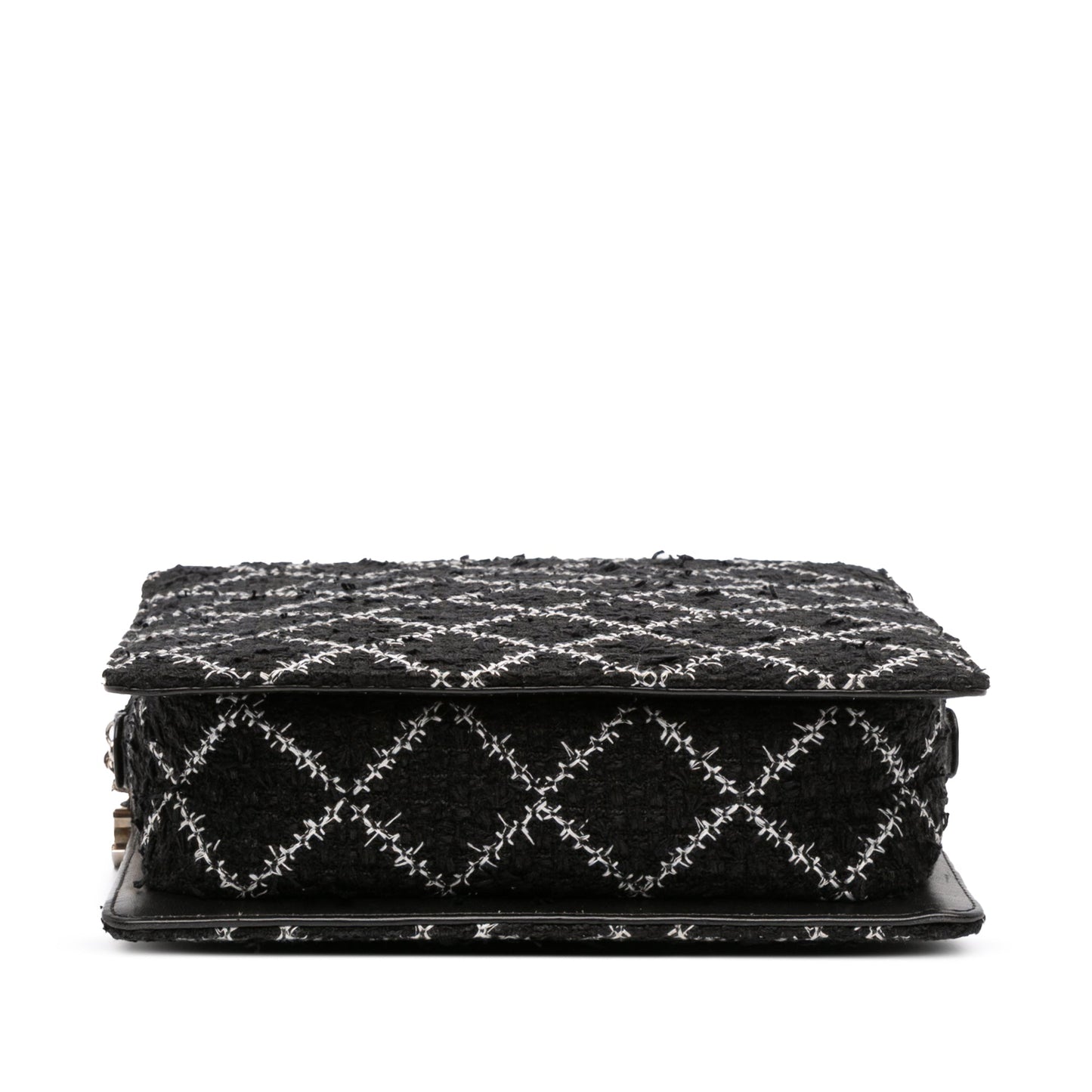 Chanel Tweed and Resin Zipped Chain Shopping Bag