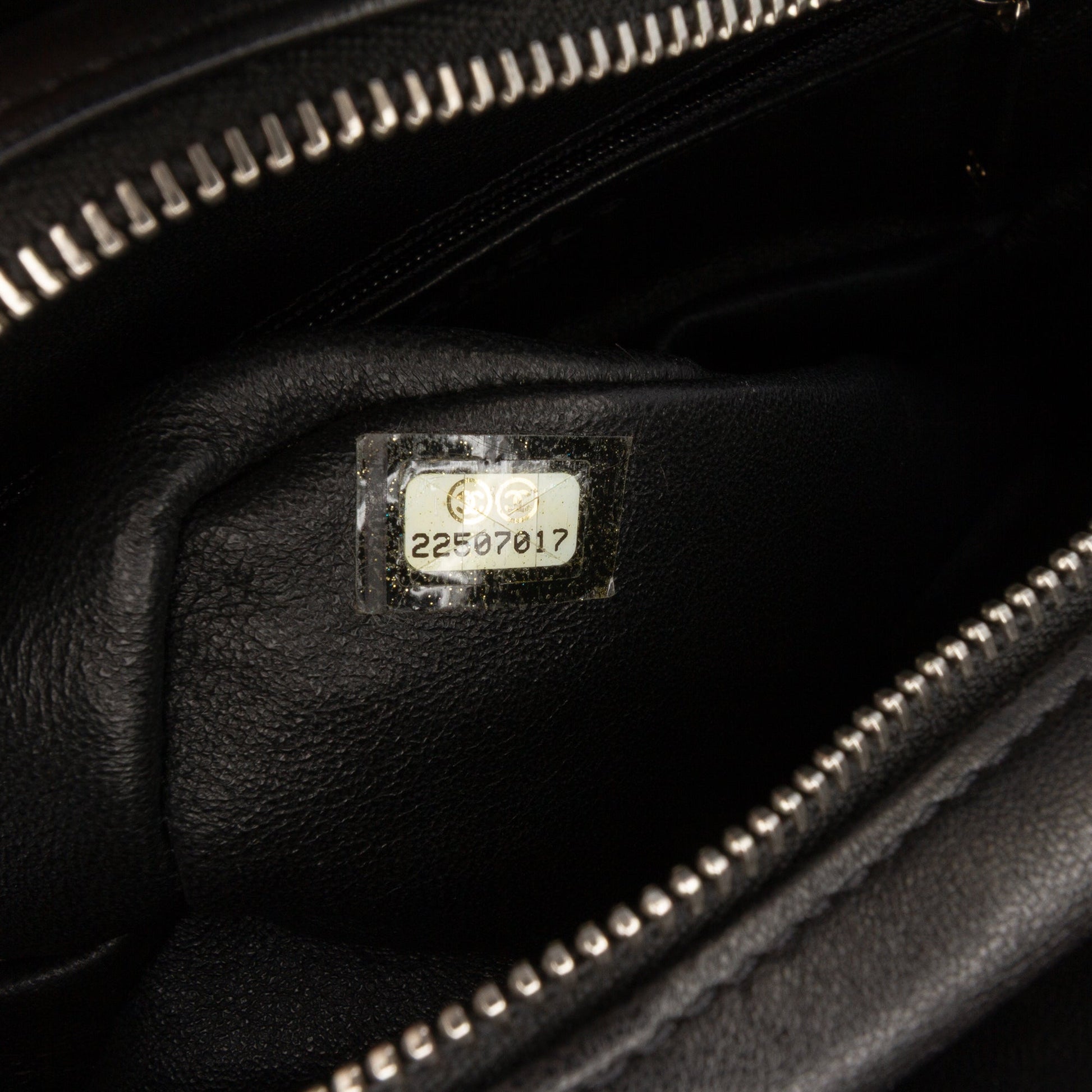 Chanel Tweed and Resin Zipped Chain Shopping Bag