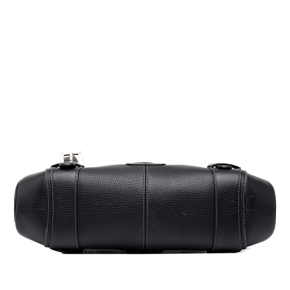 LOEWE Leather Senda Handbag — Black