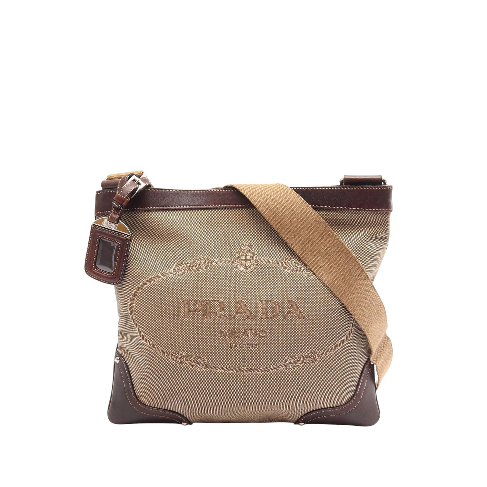 Prada Canvas Canapa Logo Crossbody
