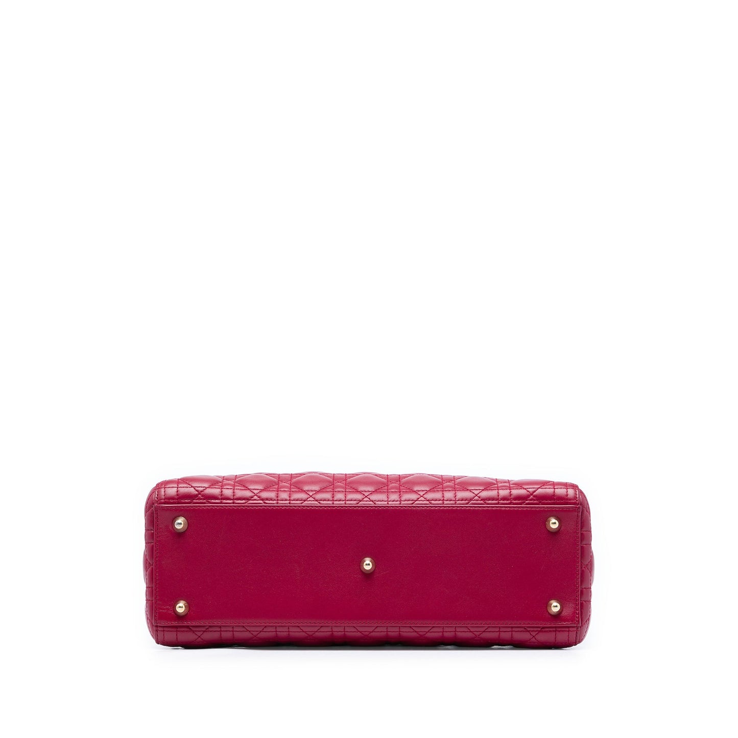 Dior Large Lambskin Cannage Lady Dior