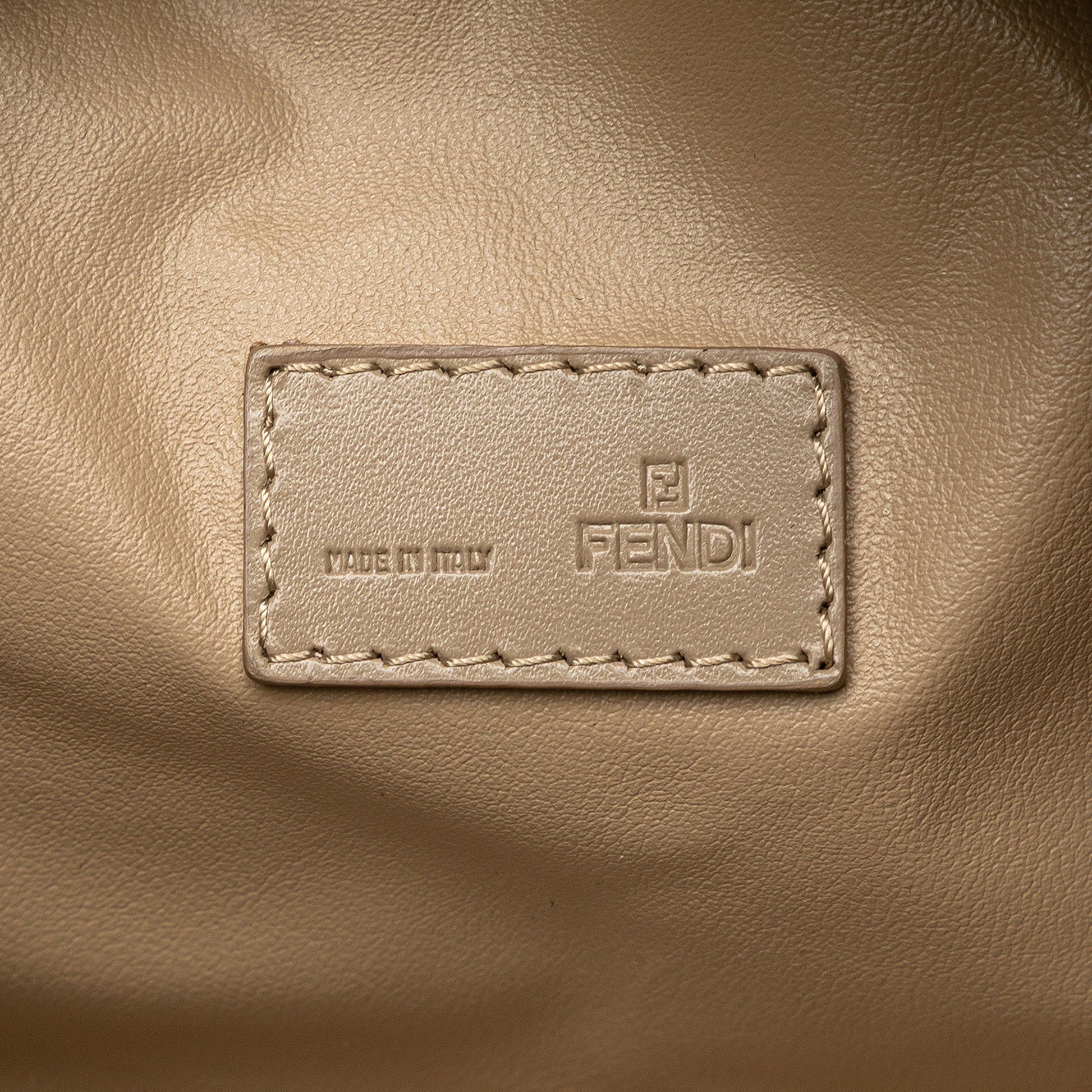 Fendi Zucchino Canvas Pouch
