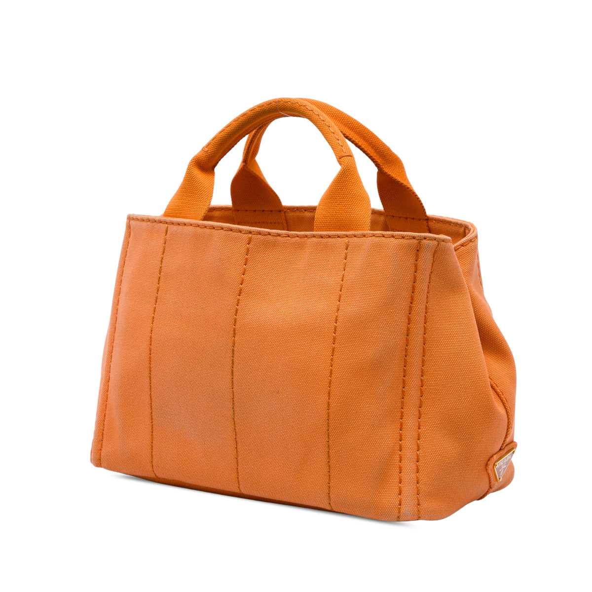 Prada Small Canvas Canapa Logo Tote