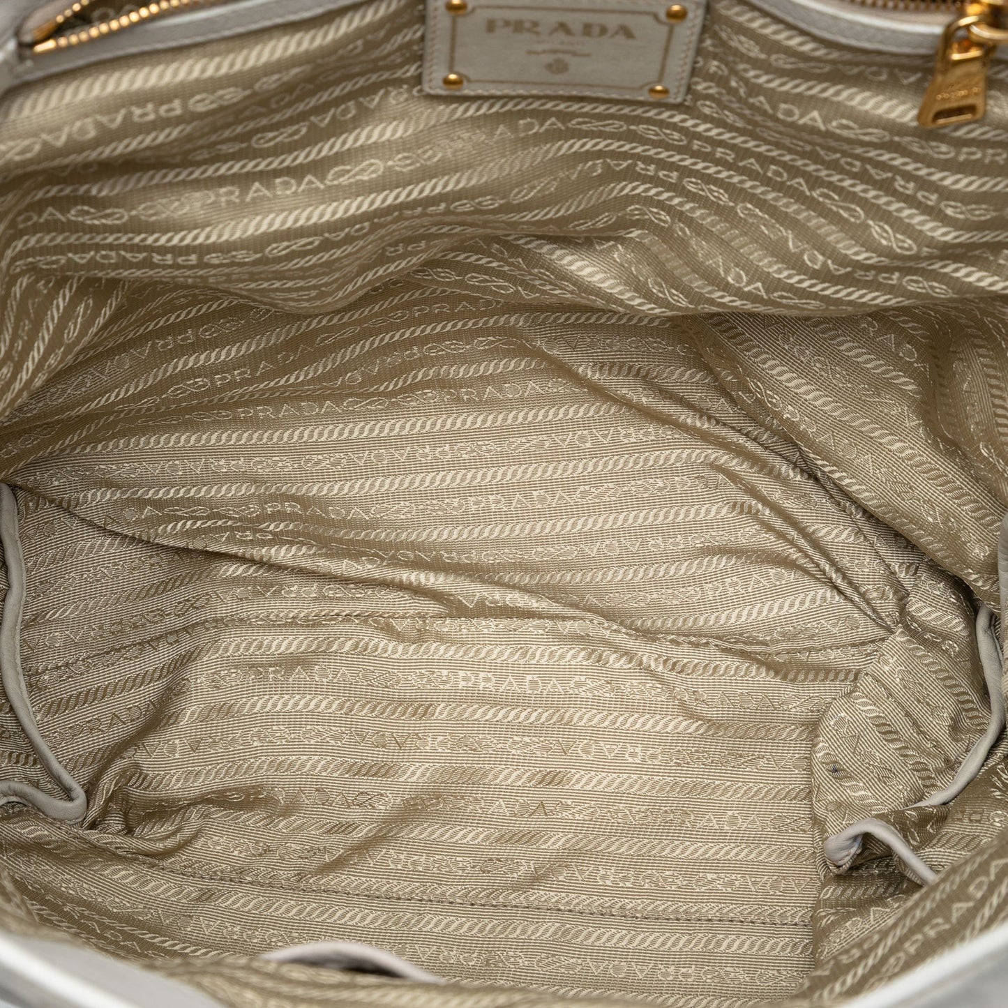 Prada Soft Calf Open Convertible Tote