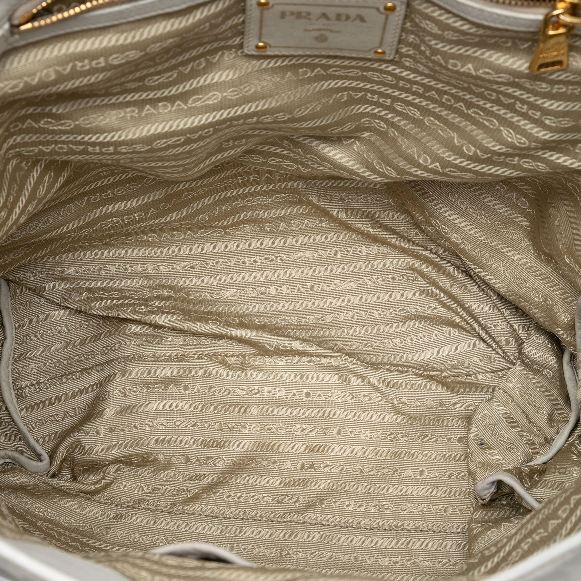 Prada Soft Calf Open Convertible Tote
