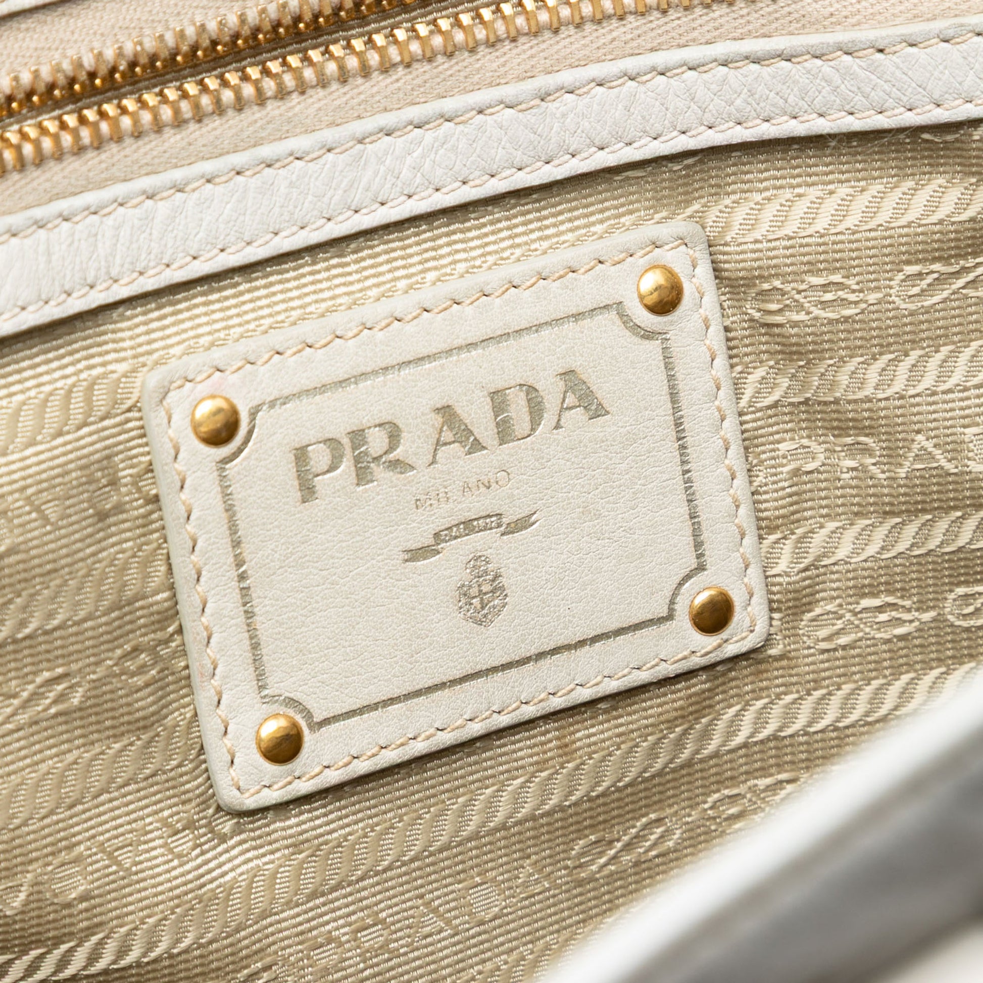 Prada Soft Calf Open Convertible Tote