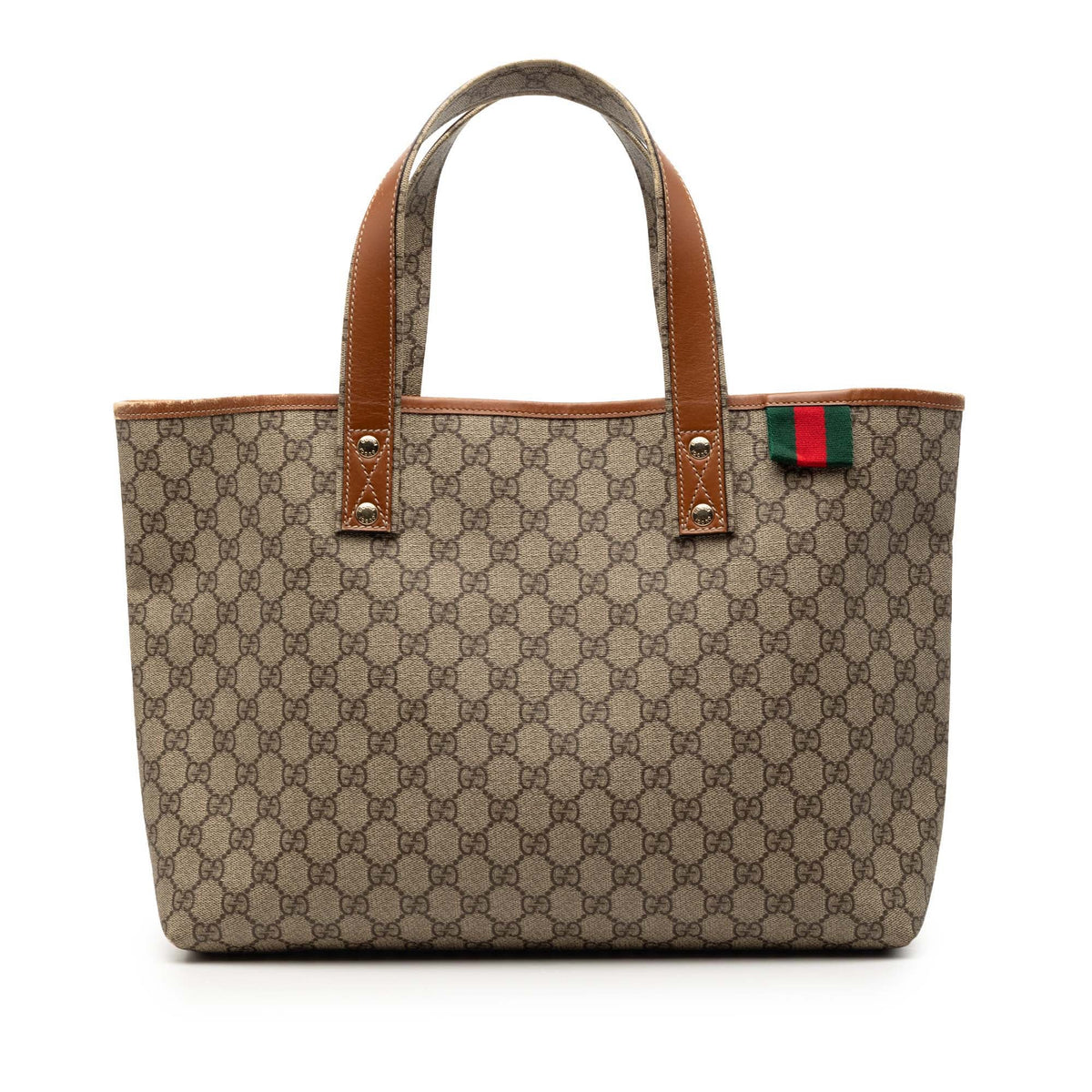 Gucci Medium GG Supreme Web Loop Tote