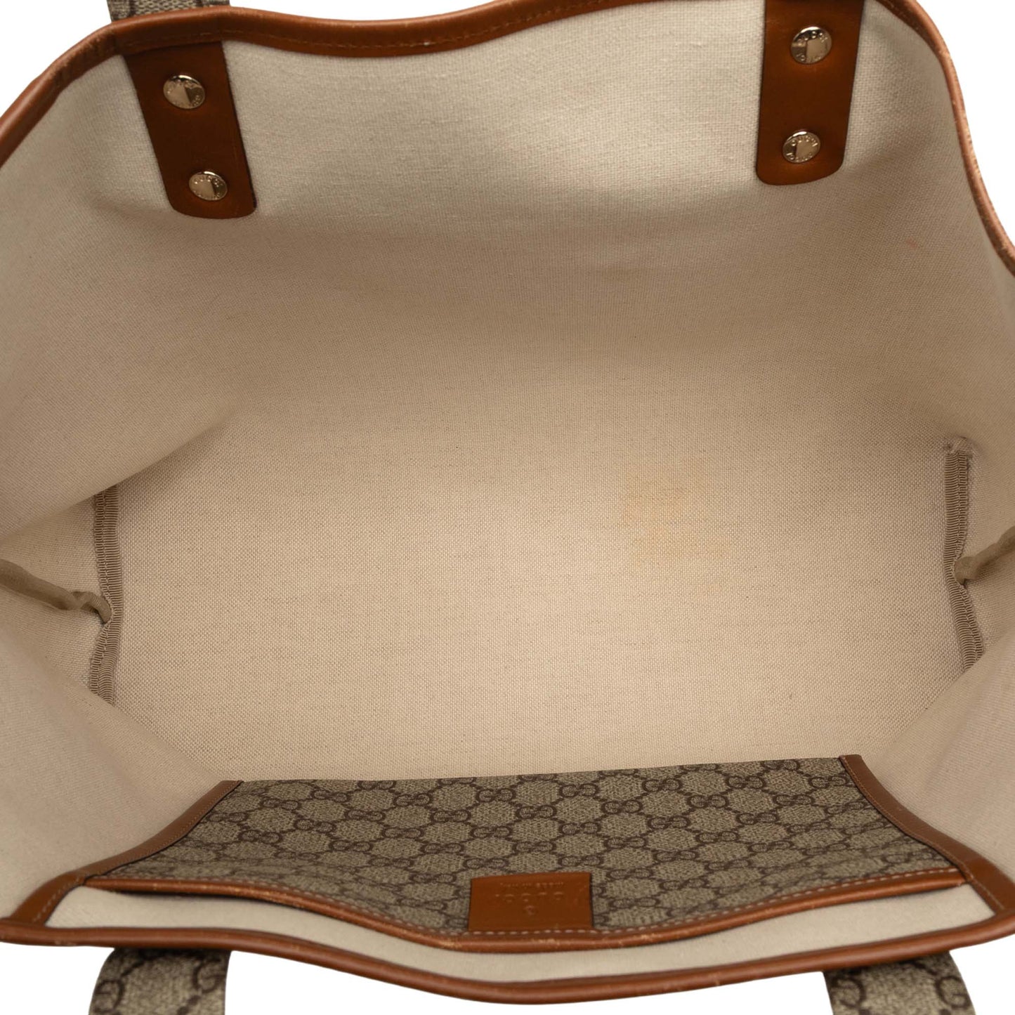 Gucci Medium GG Supreme Web Loop Tote