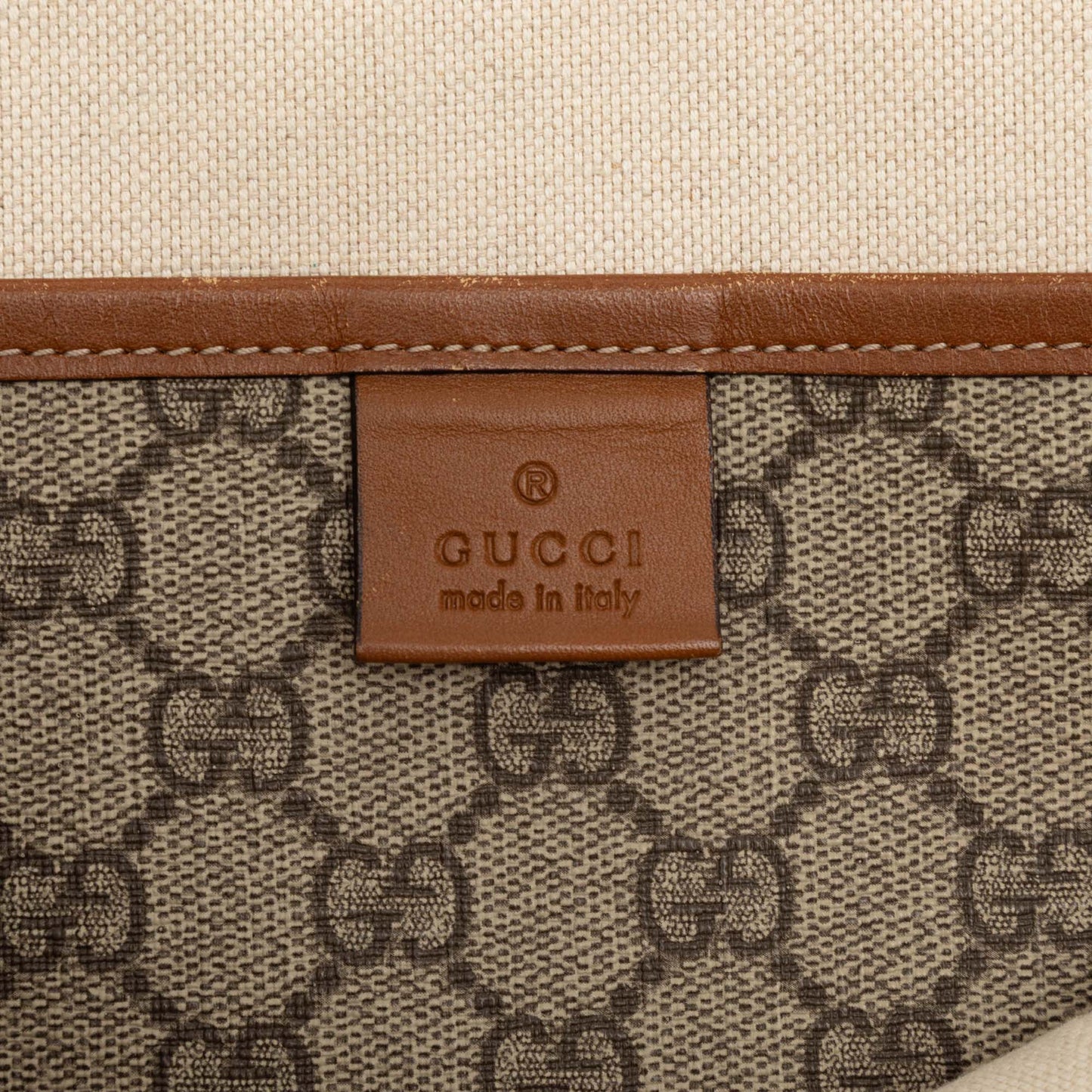 Gucci Medium GG Supreme Web Loop Tote