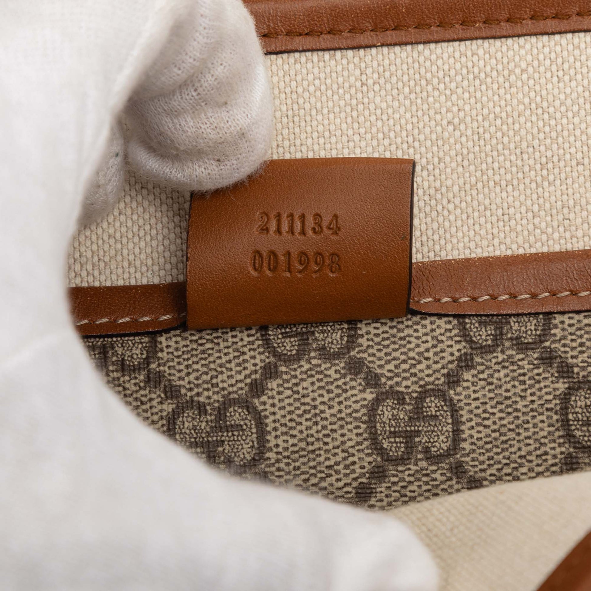 Gucci Medium GG Supreme Web Loop Tote
