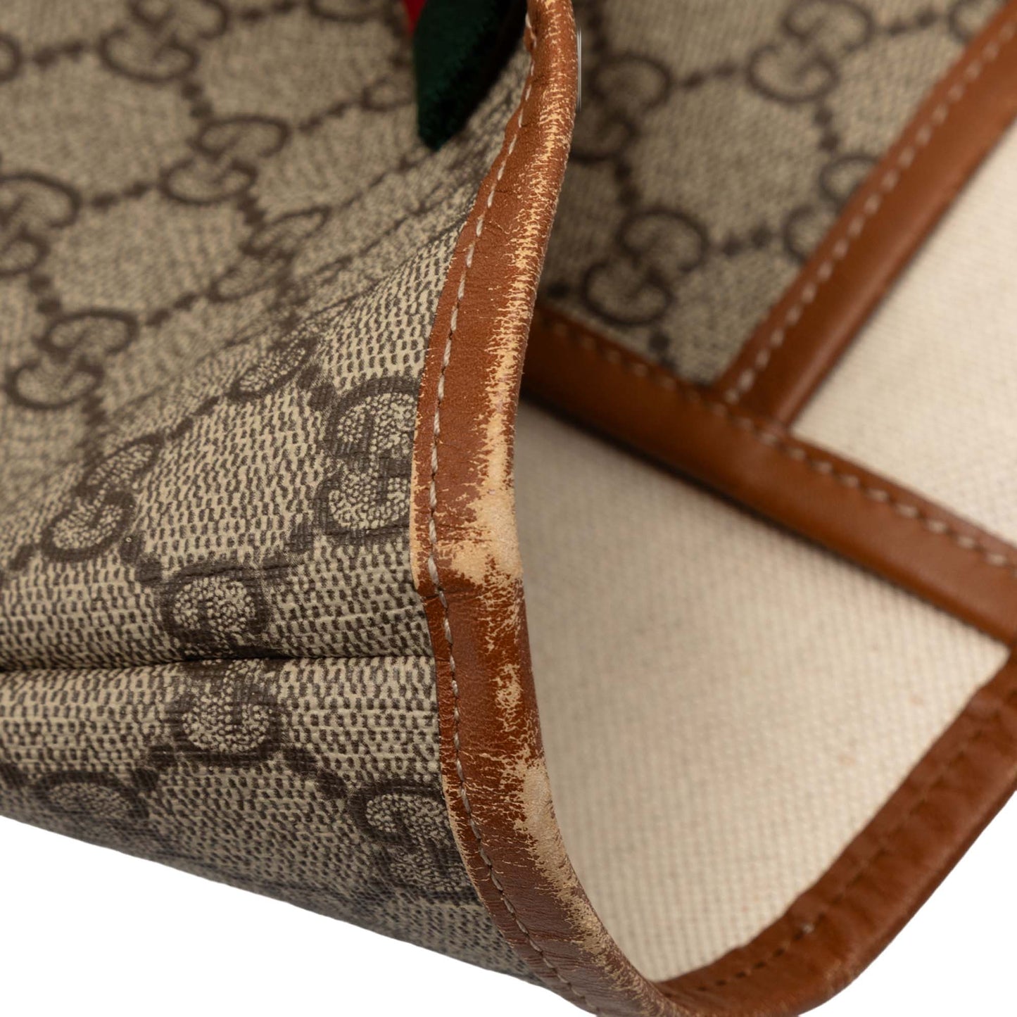 Gucci Medium GG Supreme Web Loop Tote