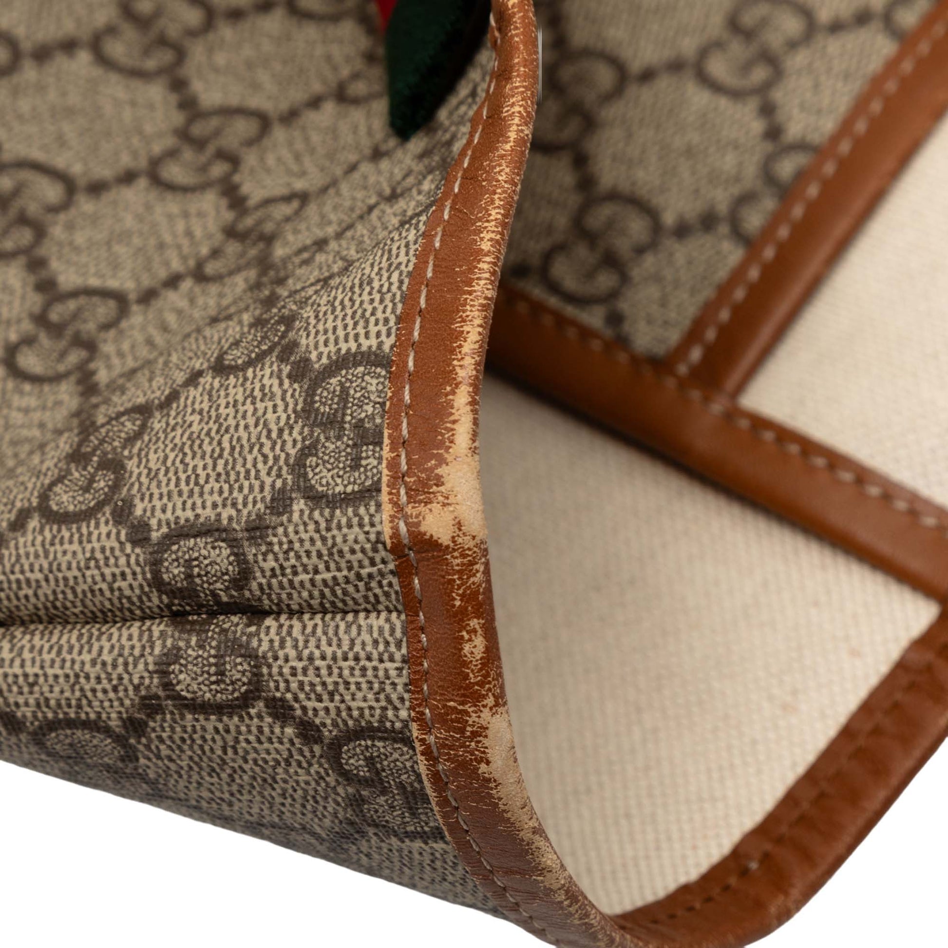 Gucci Medium GG Supreme Web Loop Tote