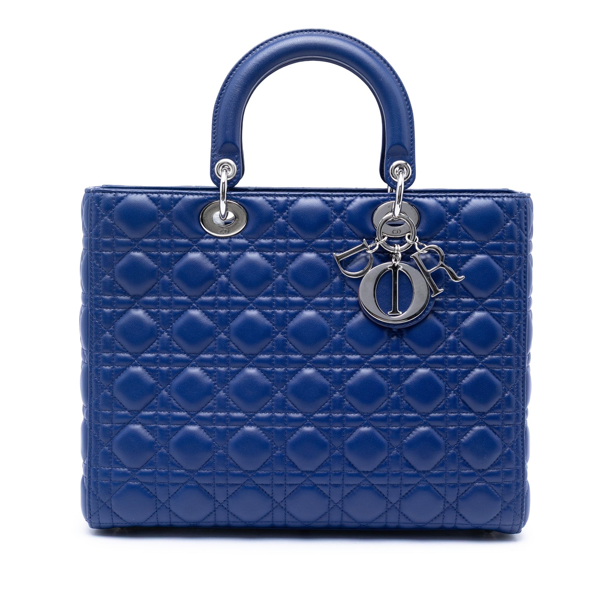 Dior Large Lambskin Cannage Lady Dior