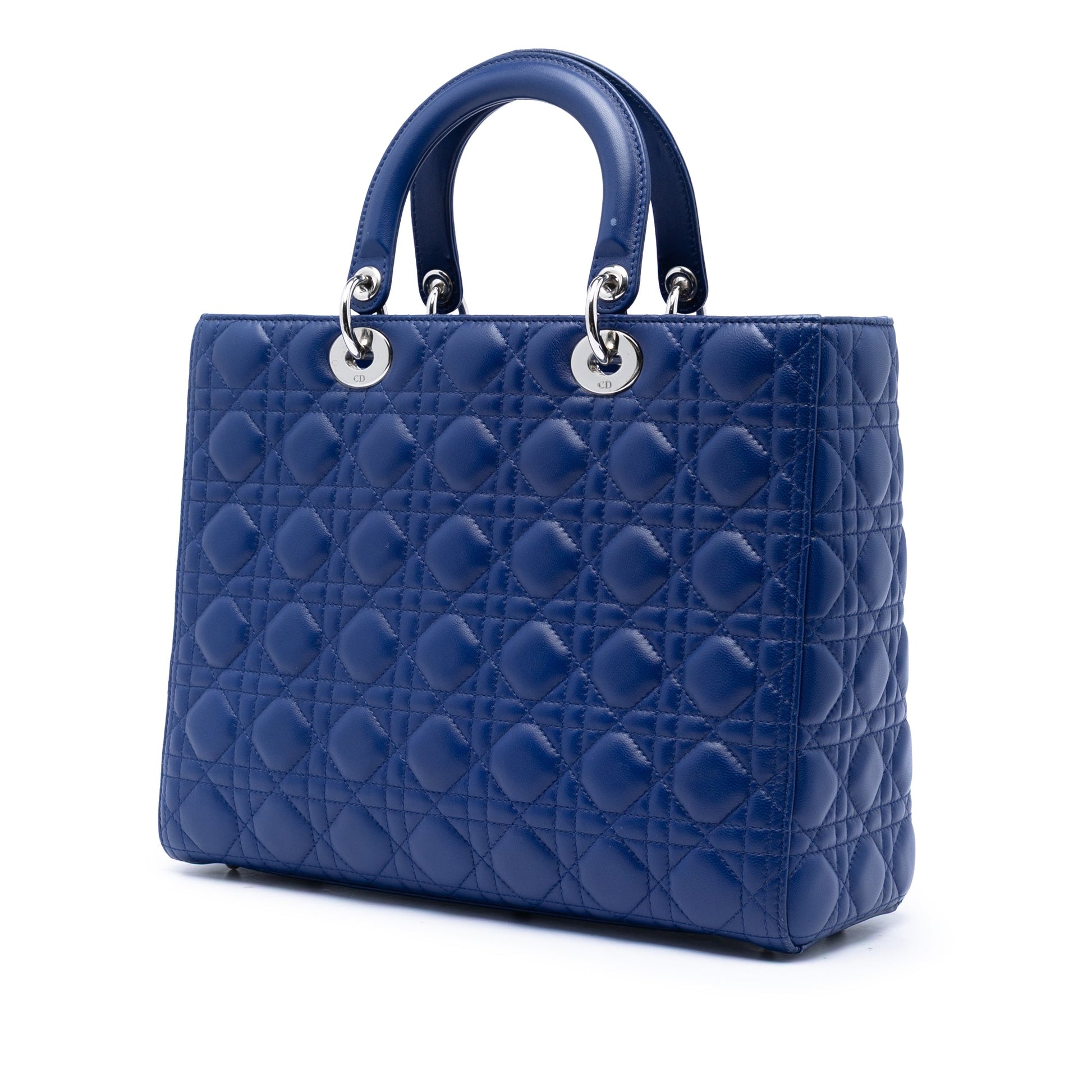 Dior Large Lambskin Cannage Lady Dior