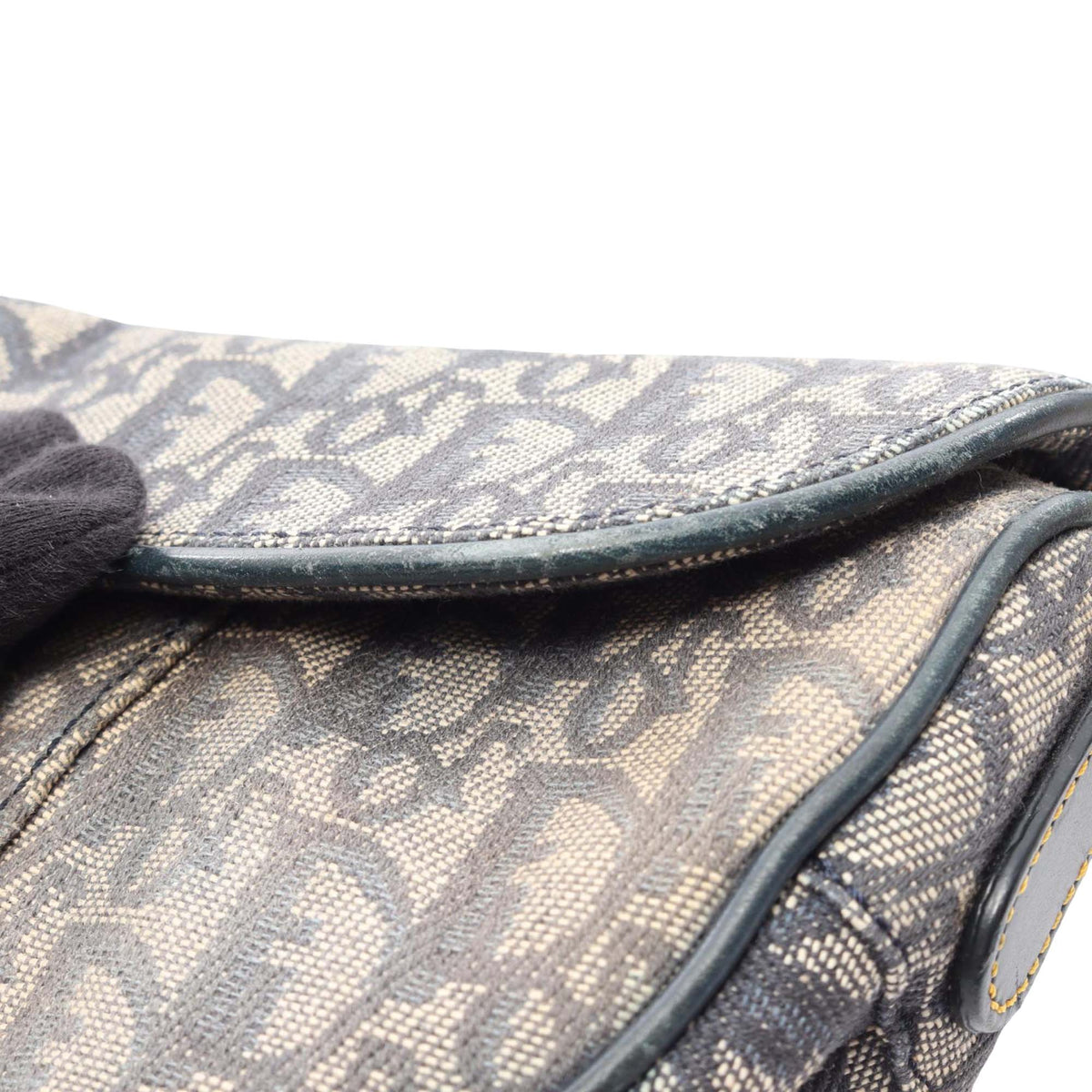 Dior Diorissimo Canvas Saddle Bag