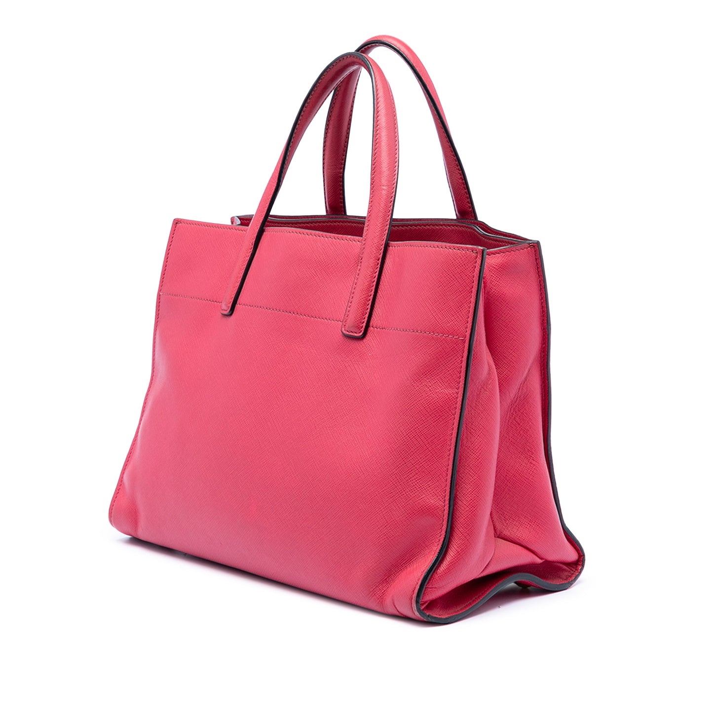 Prada Saffiano Soft Triple Pocket Tote
