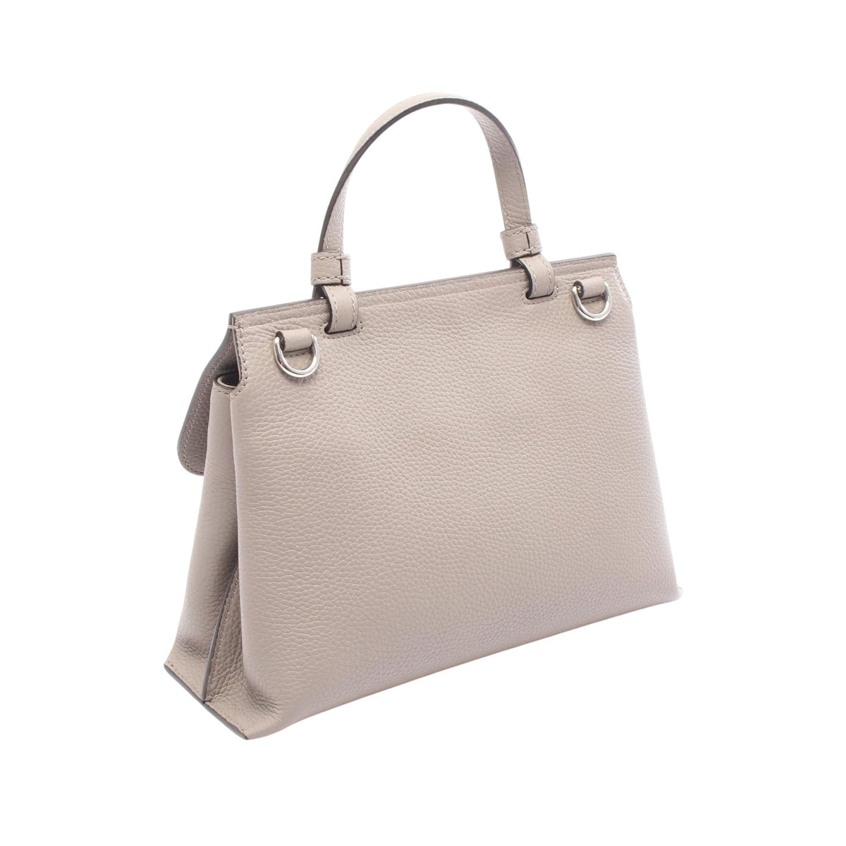 Gucci Small Calfskin Bamboo Daily Satchel — Brown