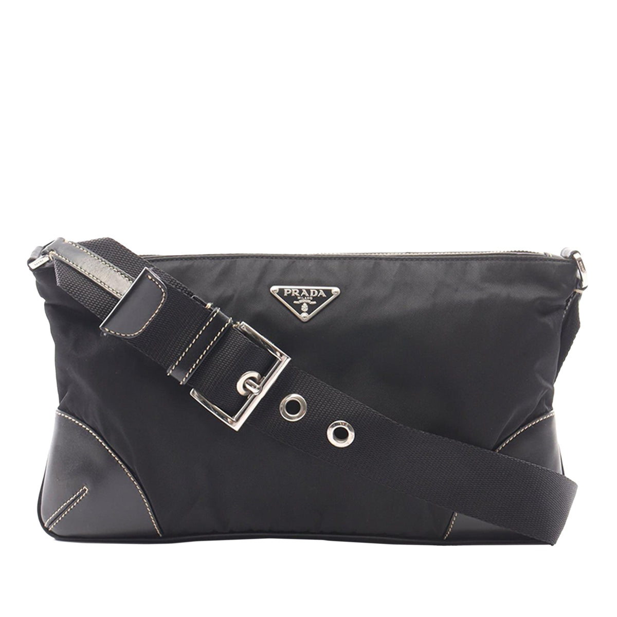 Prada Tessuto Zip Top Crossbody