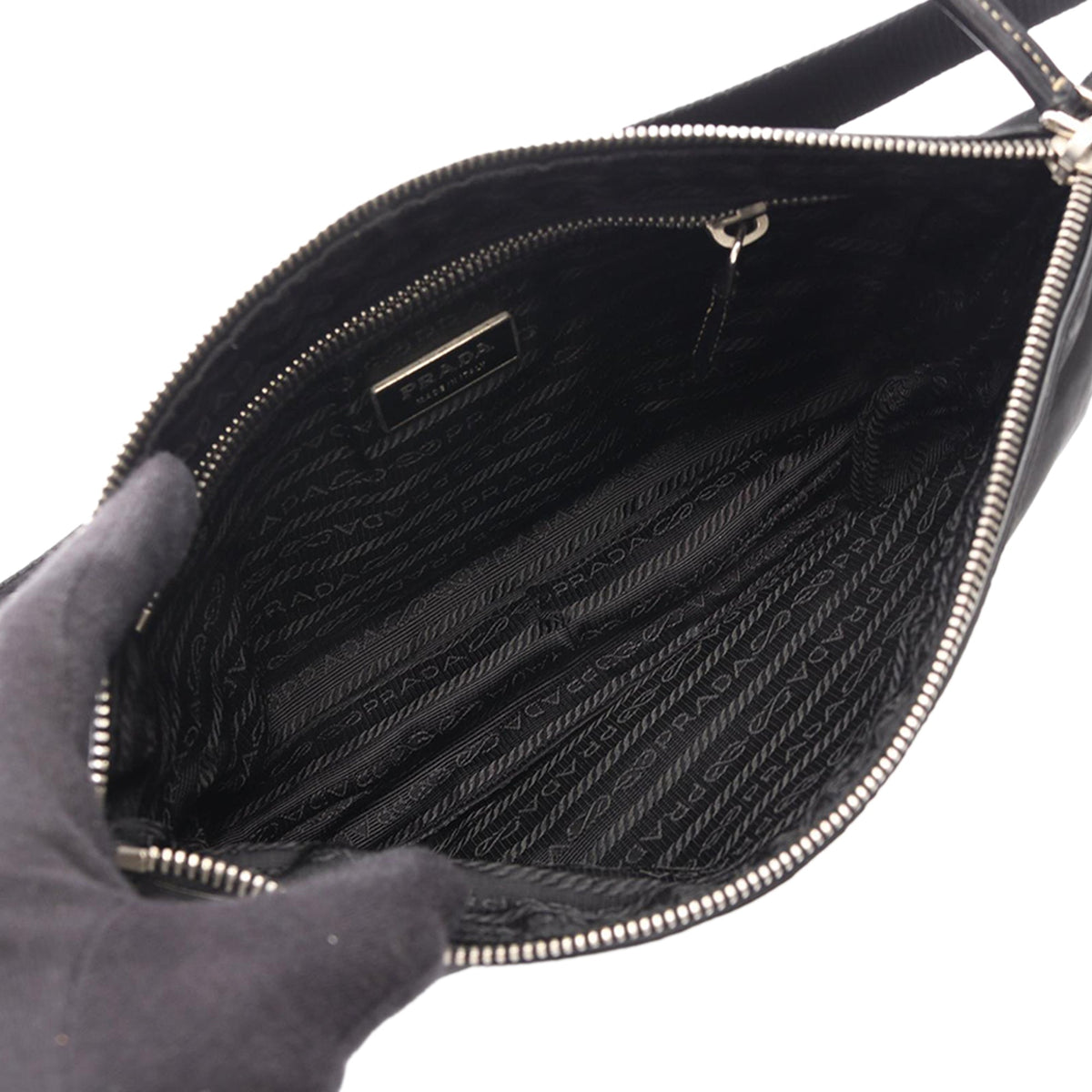 Prada Tessuto Zip Top Crossbody