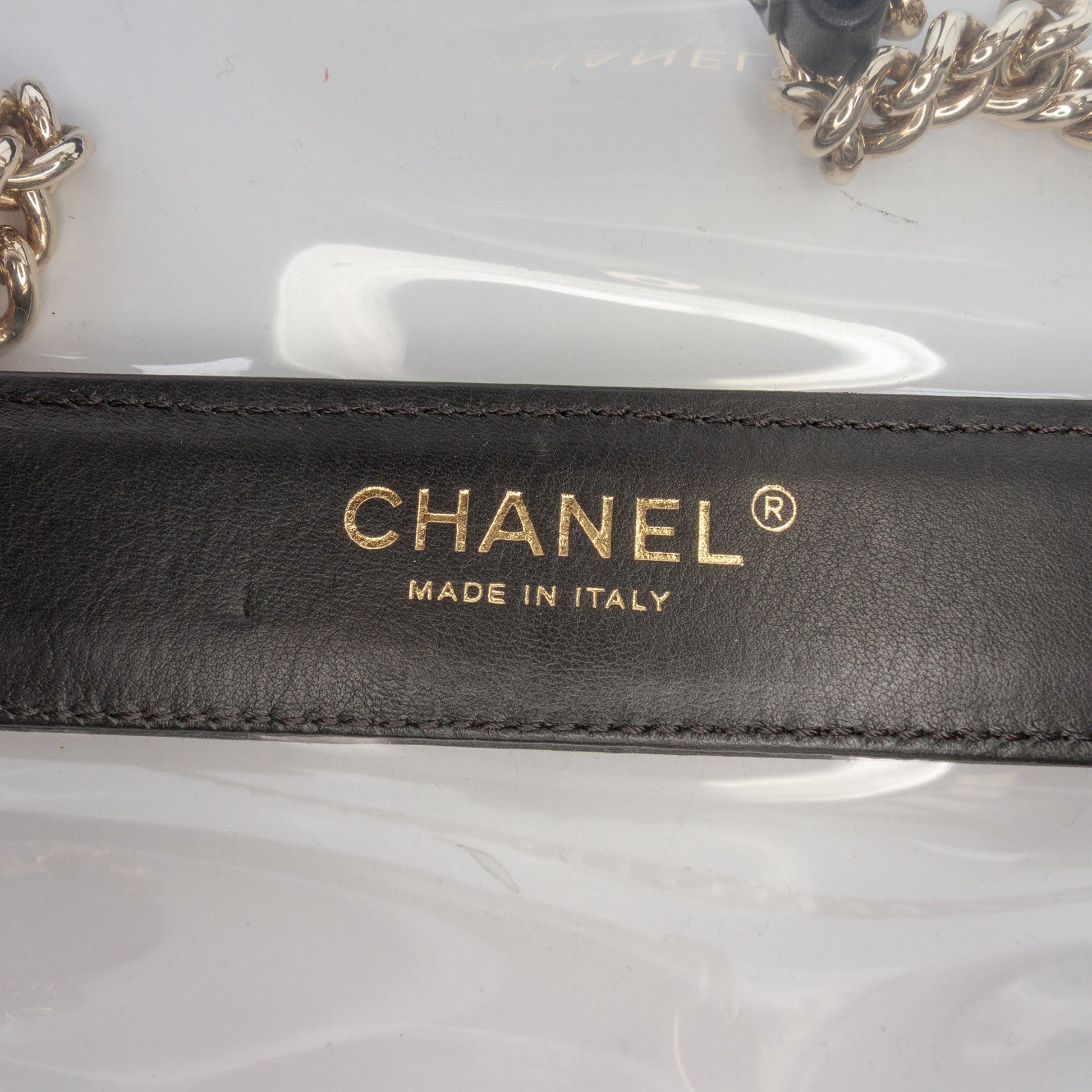 Chanel PVC and Calfskin Naked Boy Flap