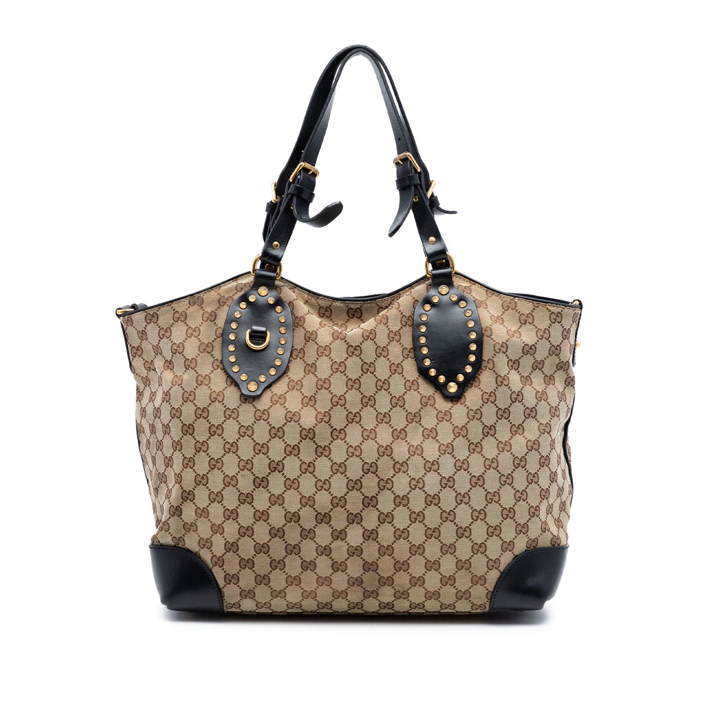 GG Canvas Patti Studed Hobo