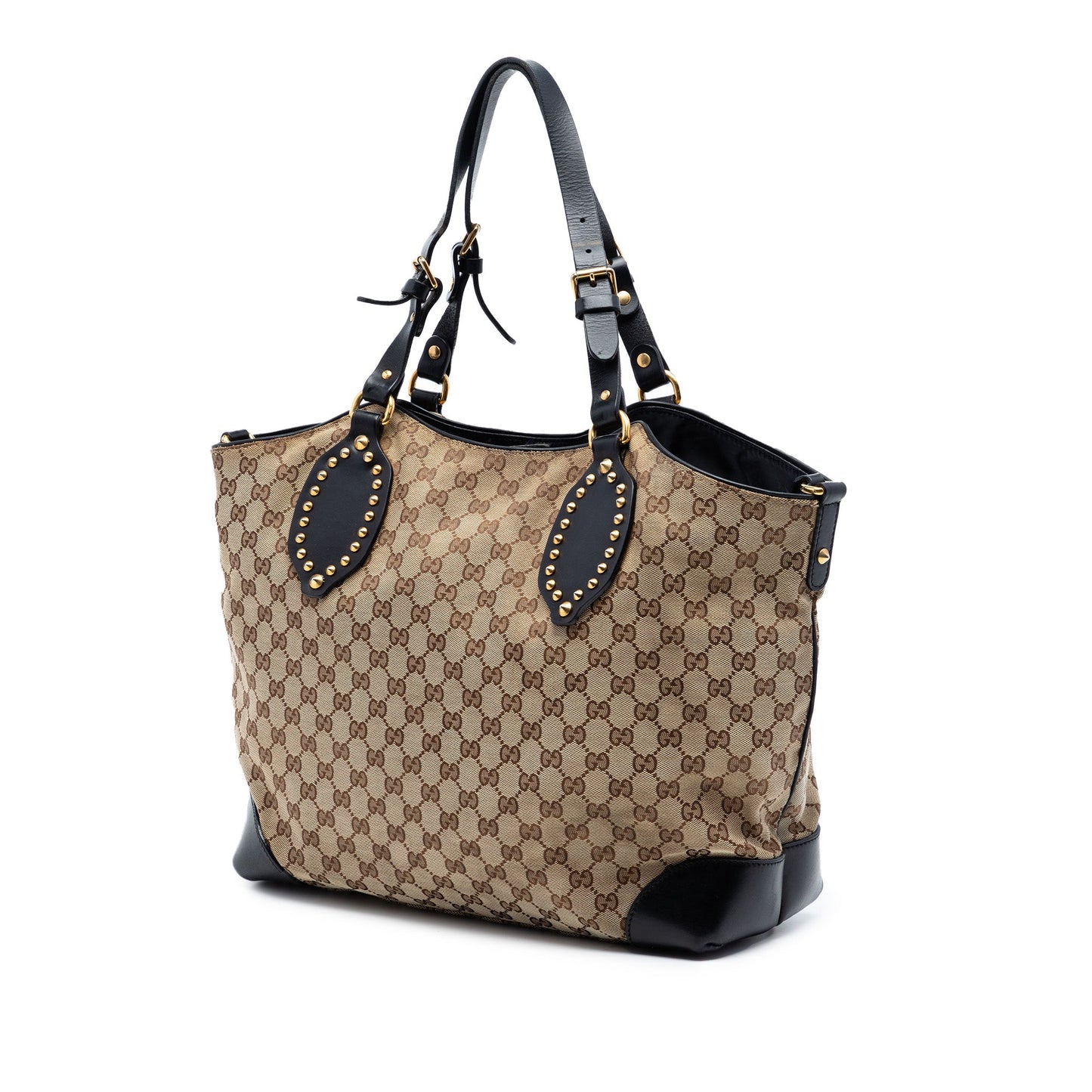 GG Canvas Patti Studed Hobo