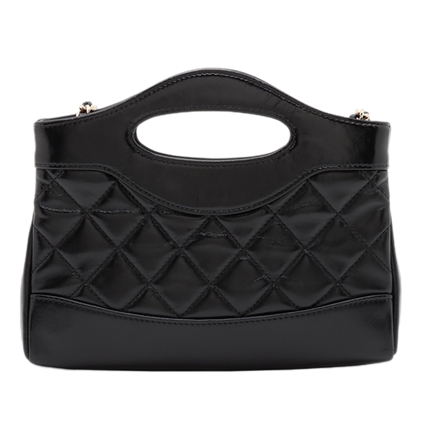 Chanel Nano Quilted Glazed Calfskin 31 Shopping Bag