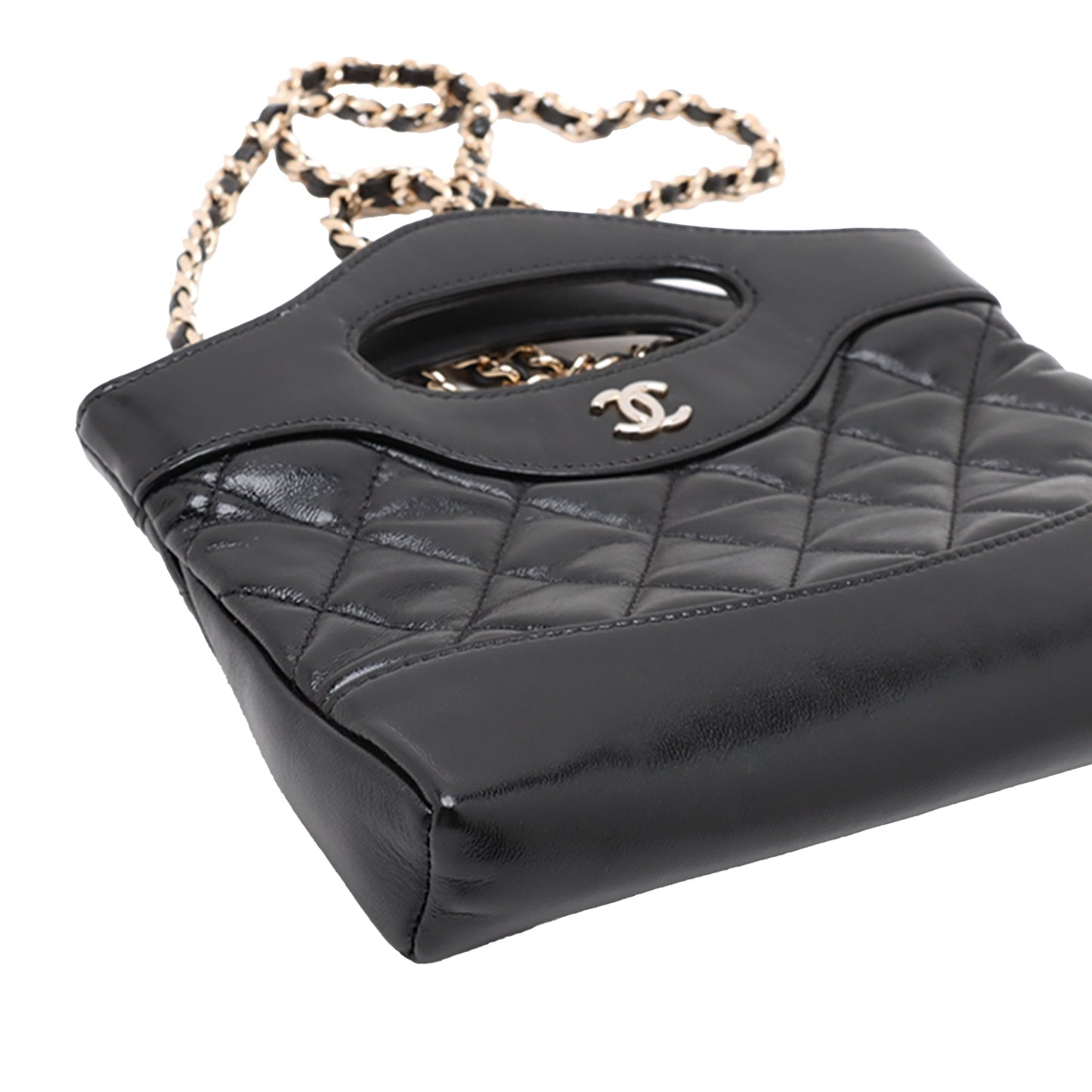 Chanel Nano Quilted Glazed Calfskin 31 Shopping Bag