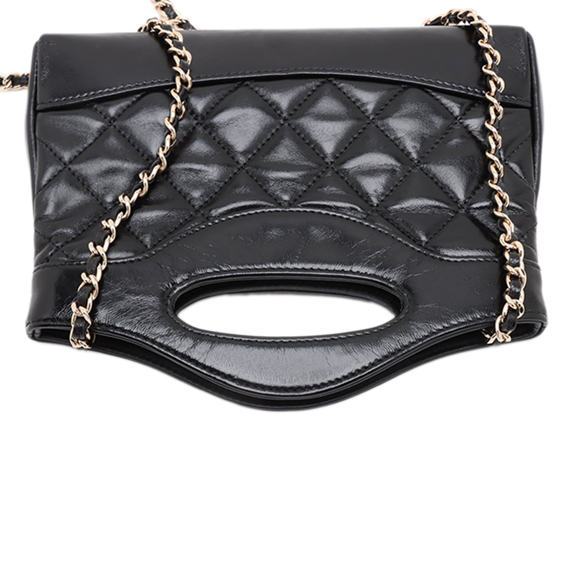 Chanel Nano Quilted Glazed Calfskin 31 Shopping Bag