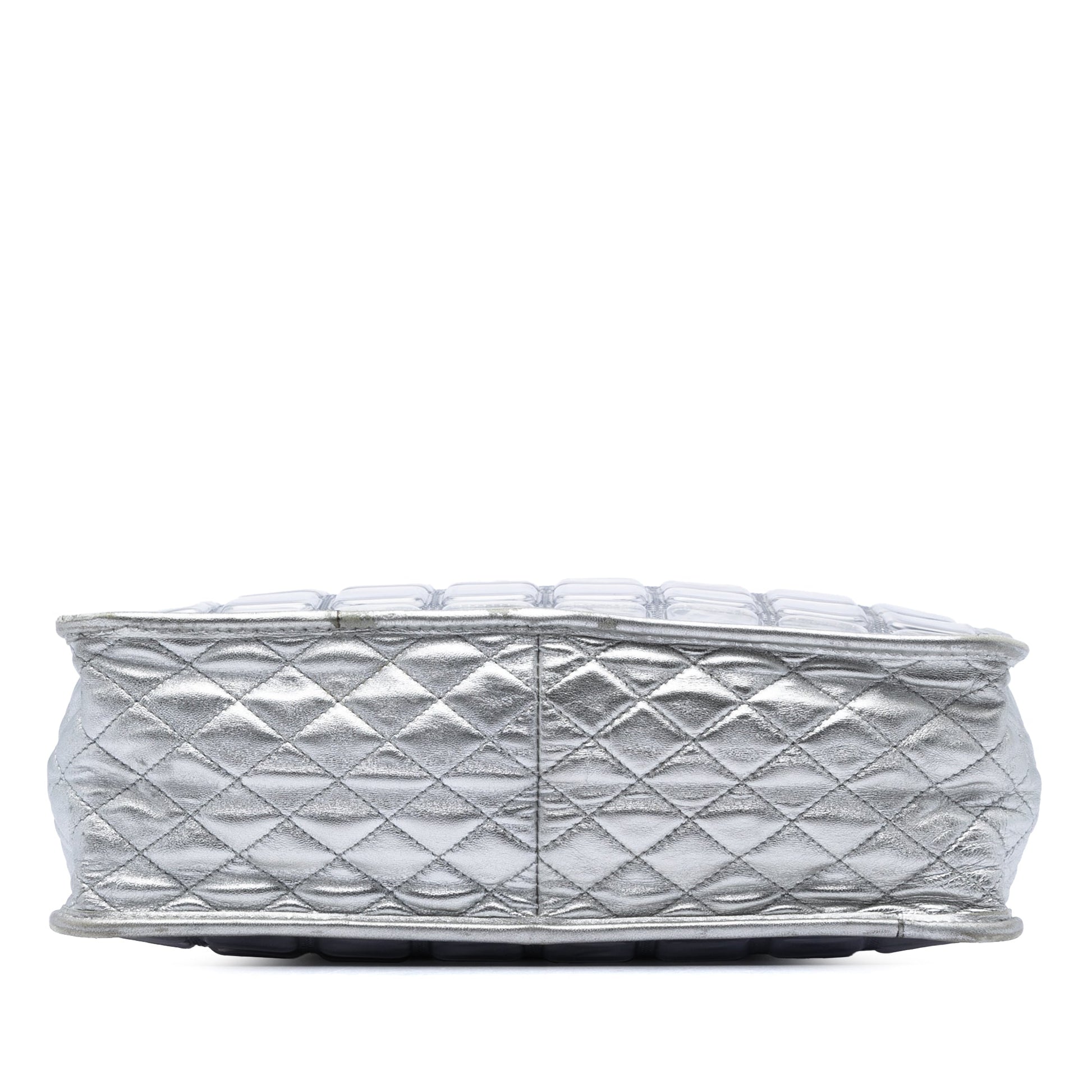 Chanel CC Vinyl Ice Cube Shopper Tote