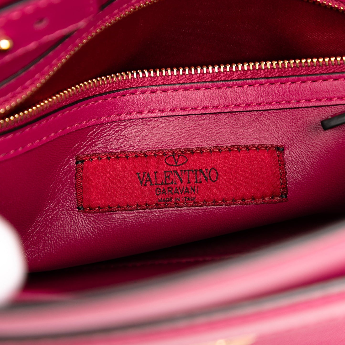 Valentino Small Leather My Rockstud Frame Satchel