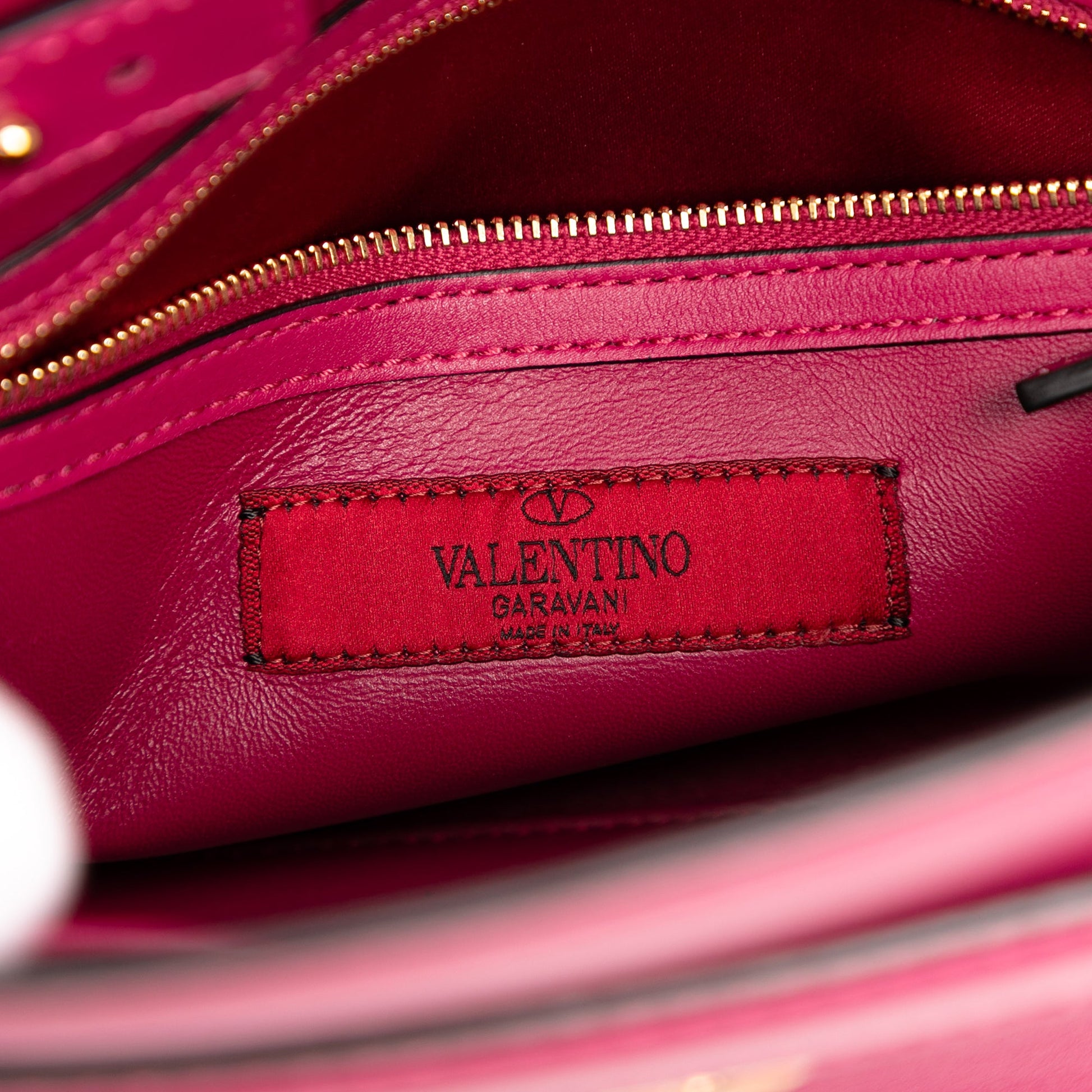 Valentino Small Leather My Rockstud Frame Satchel