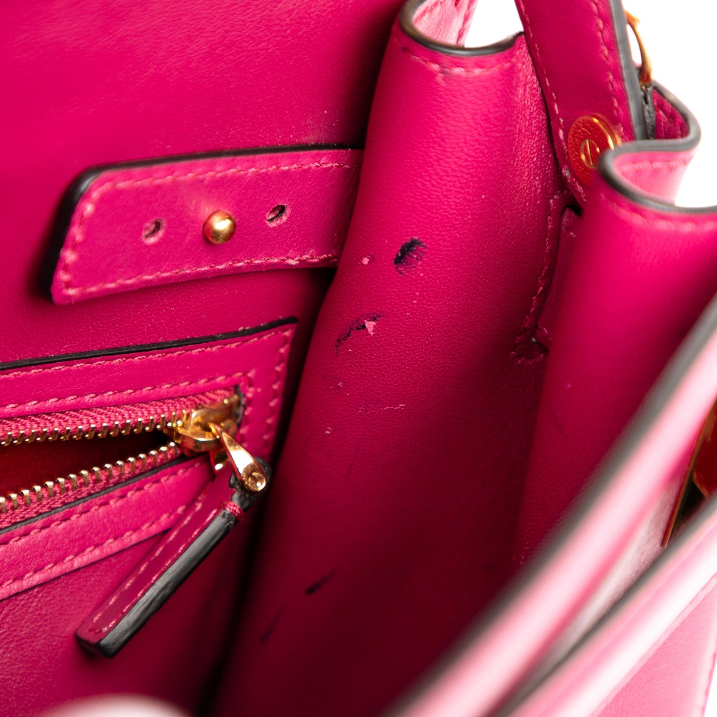 Valentino Small Leather My Rockstud Frame Satchel