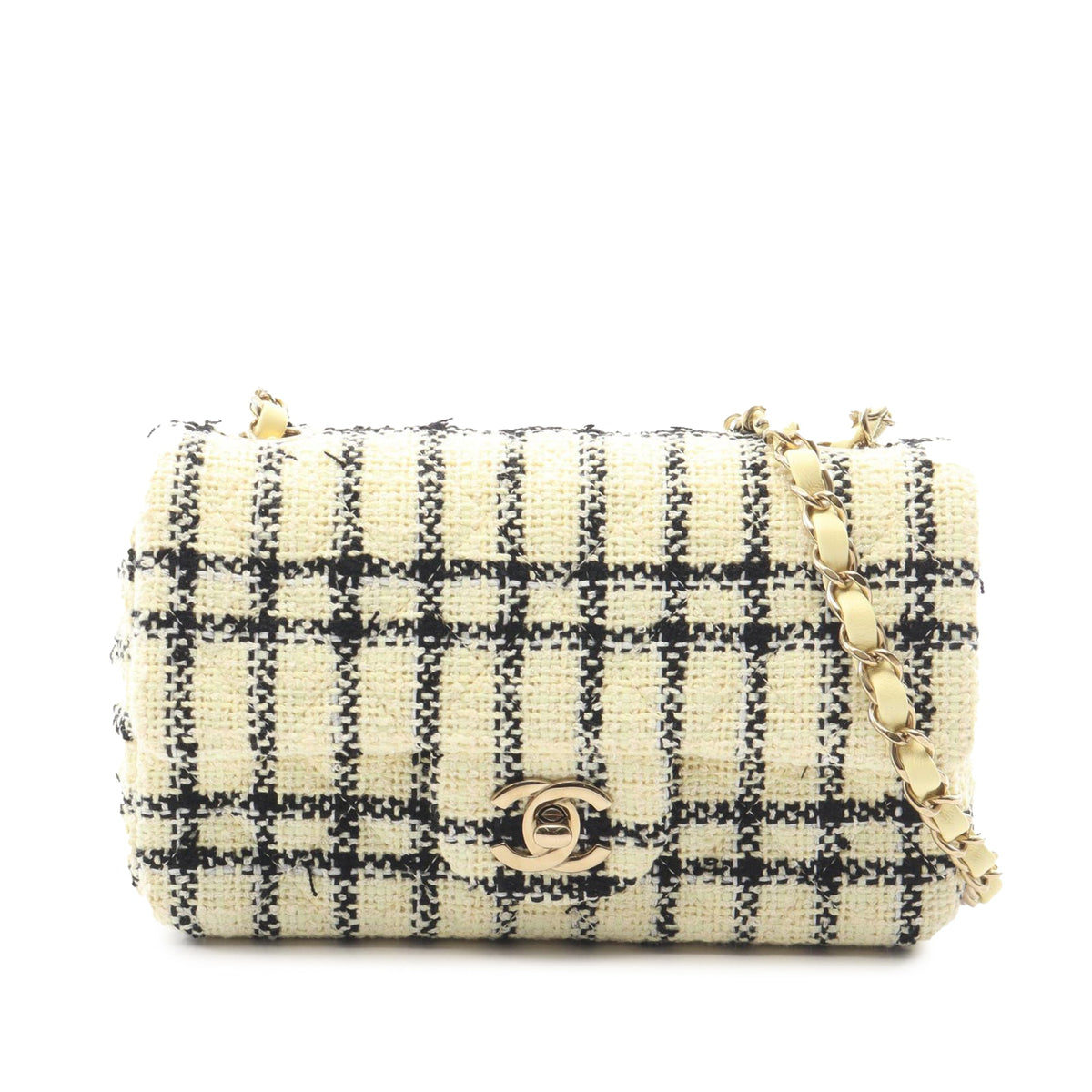 Chanel Mini Rectangular Classic Tweed Single Flap