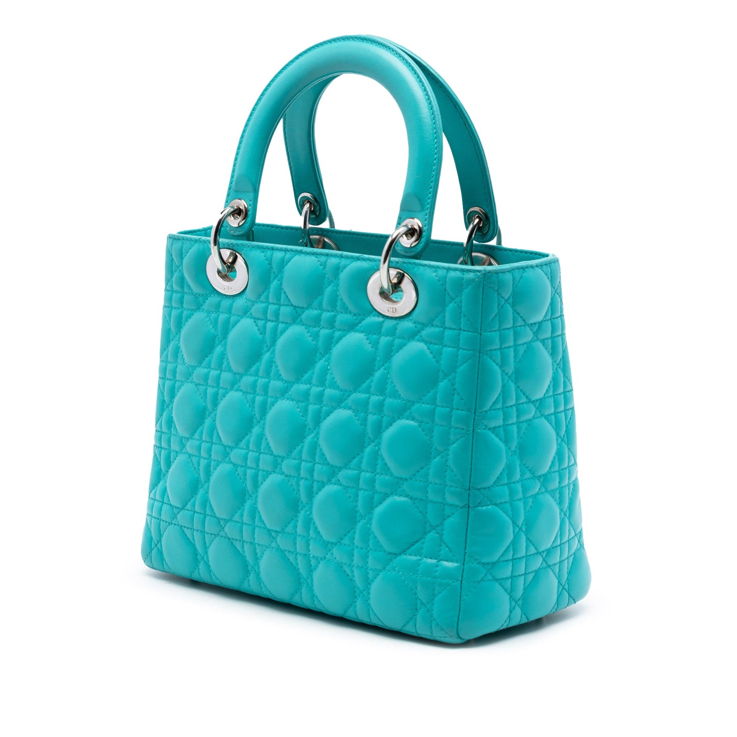 Dior Medium Lambskin Cannage Lady Dior