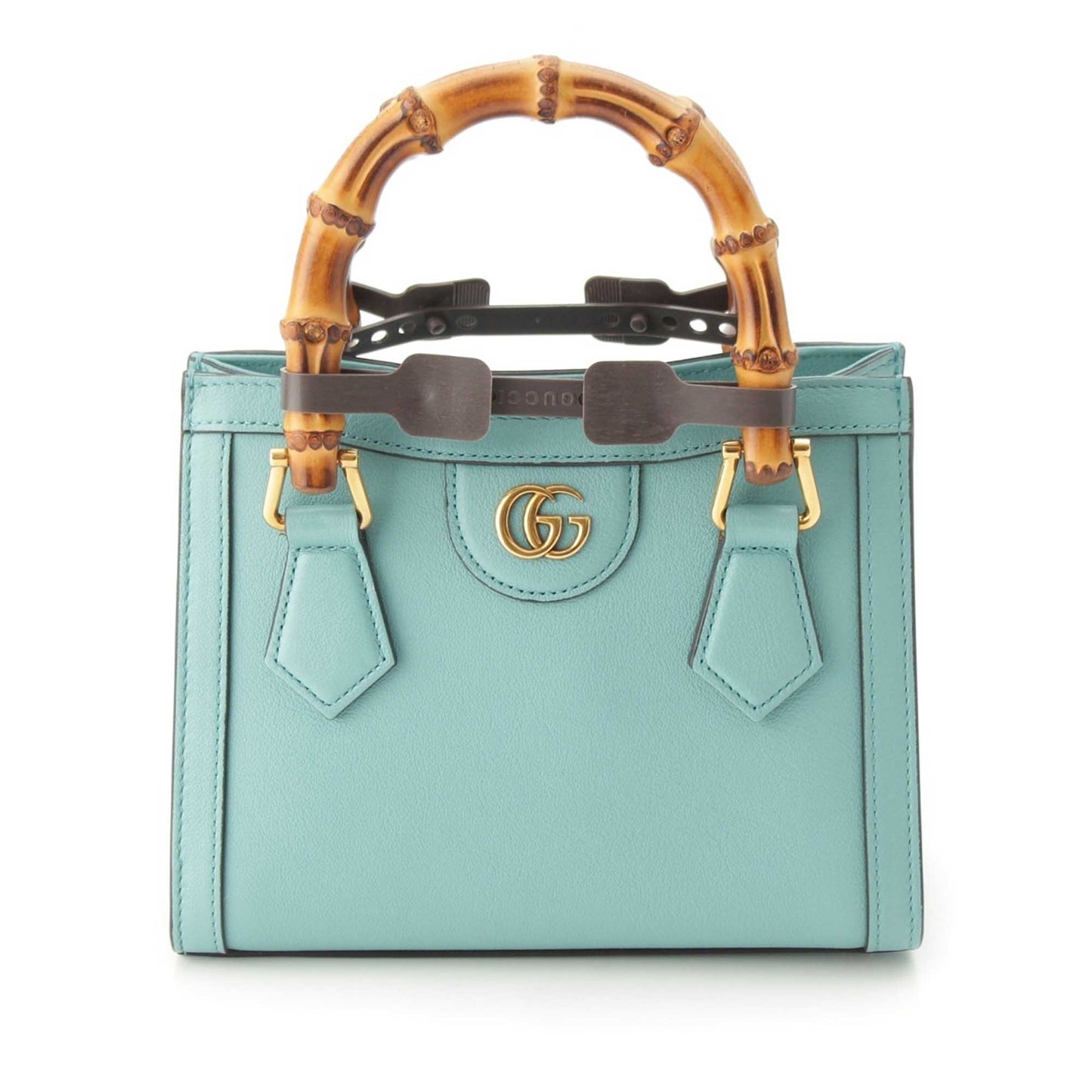 Gucci Mini Calfskin Bamboo Diana Satchel