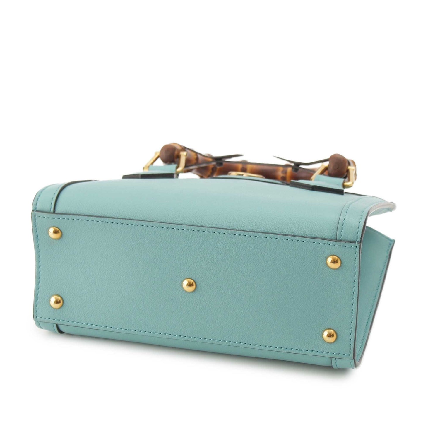 Gucci Mini Calfskin Bamboo Diana Satchel