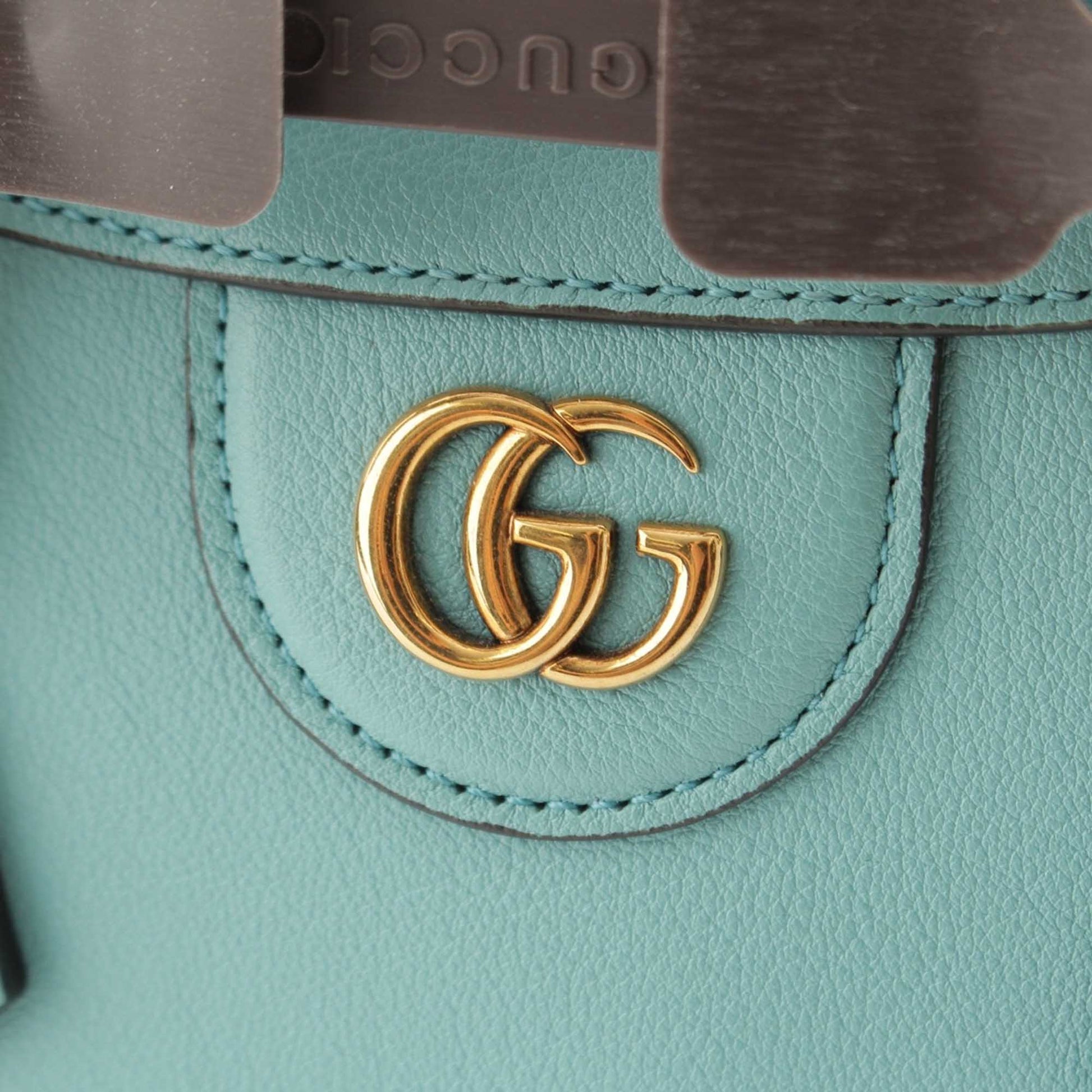 Gucci Mini Calfskin Bamboo Diana Satchel