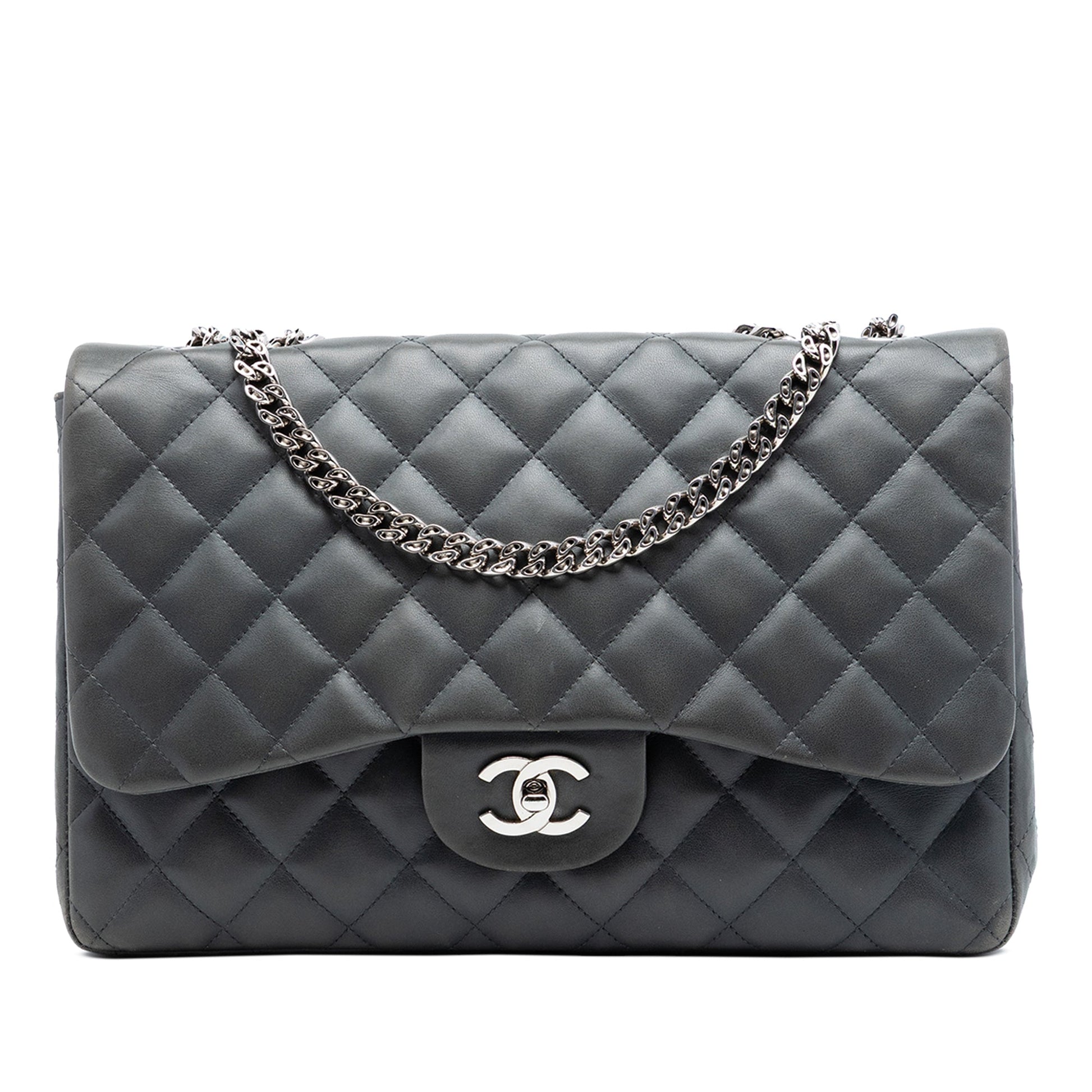 Chanel Jumbo Classic Lambskin Bijoux Chain Single Flap