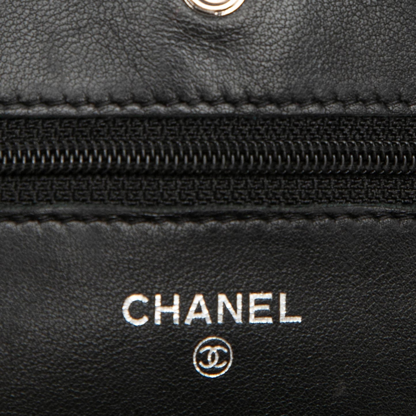 Chanel CC Quilted Lambskin Wallet On Chain