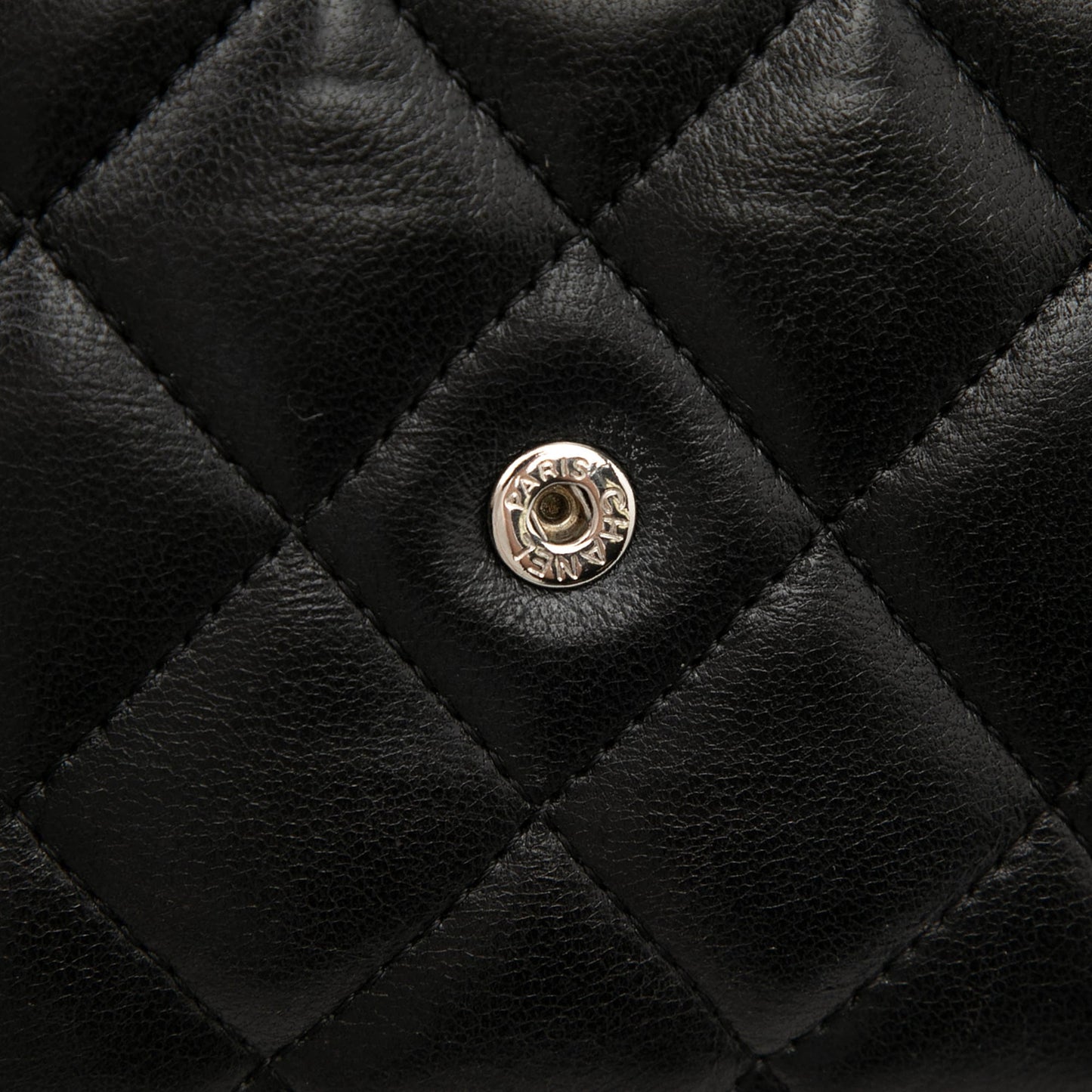 Chanel CC Quilted Lambskin Wallet On Chain