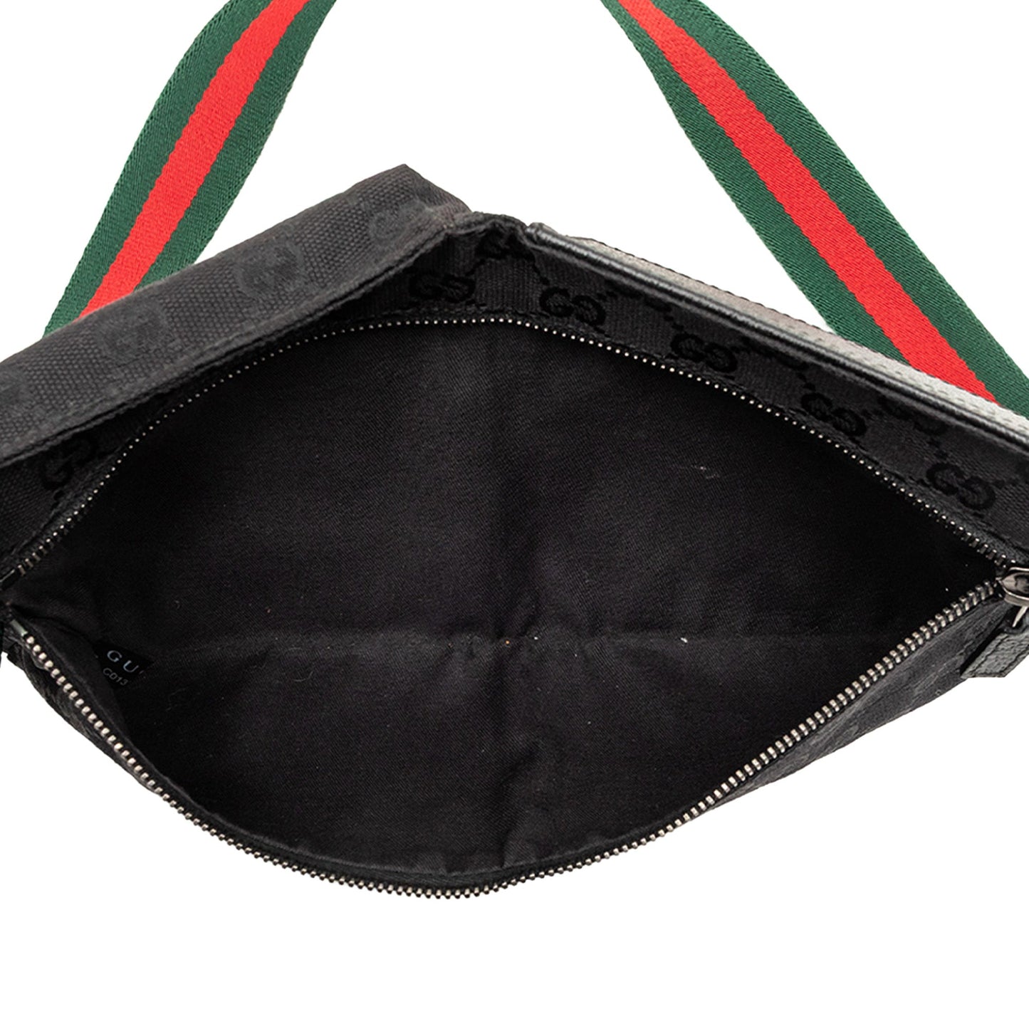 Gucci GG Canvas Web Double Pocket Belt Bag