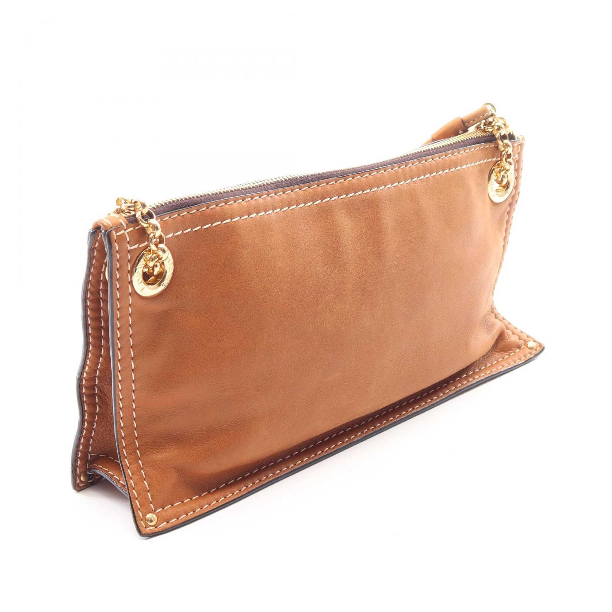 LOEWE Leather Crown Chain Shoulder Bag