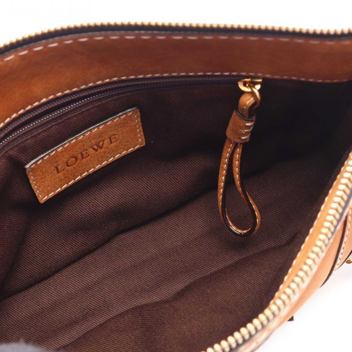 LOEWE Leather Crown Chain Shoulder Bag