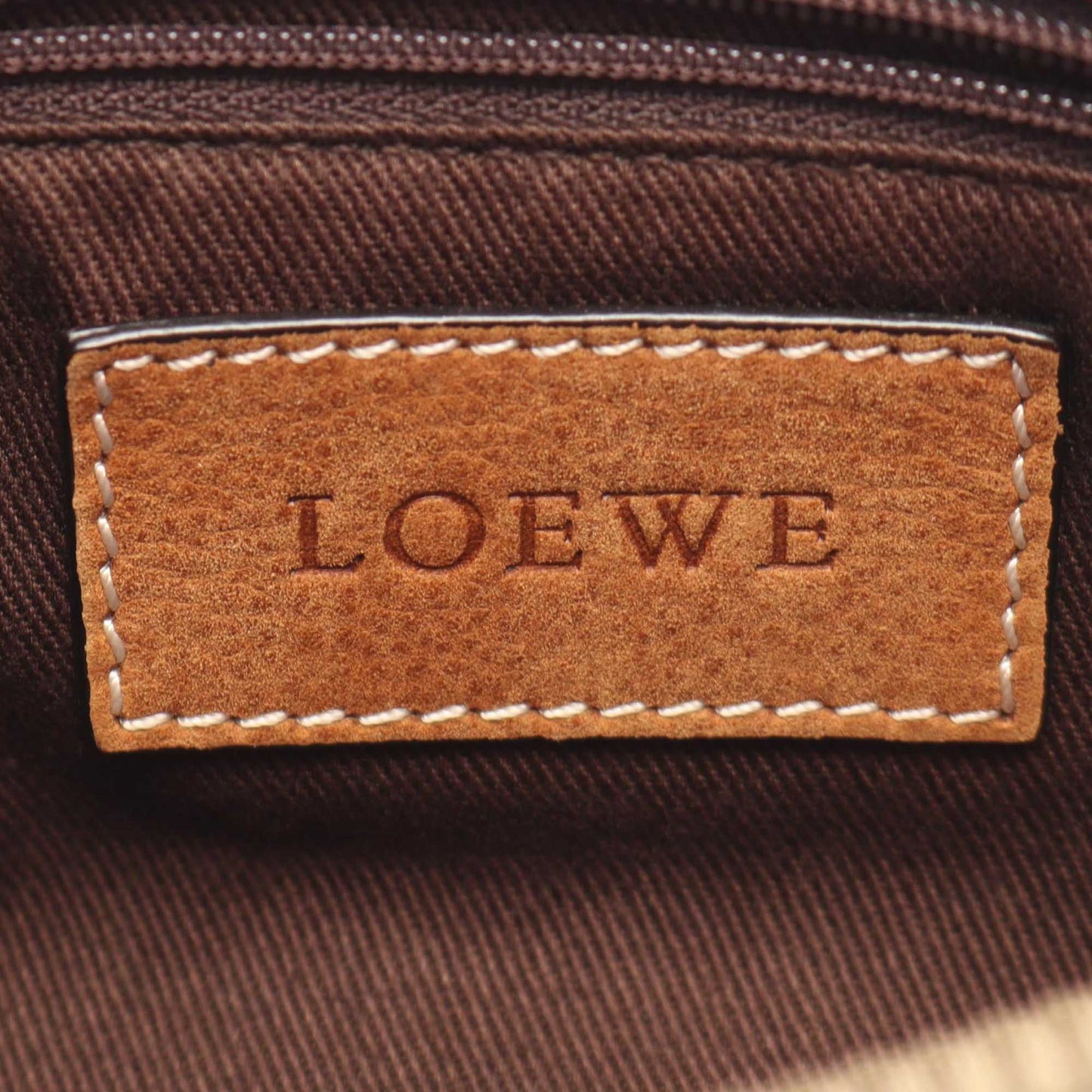LOEWE Leather Crown Chain Shoulder Bag