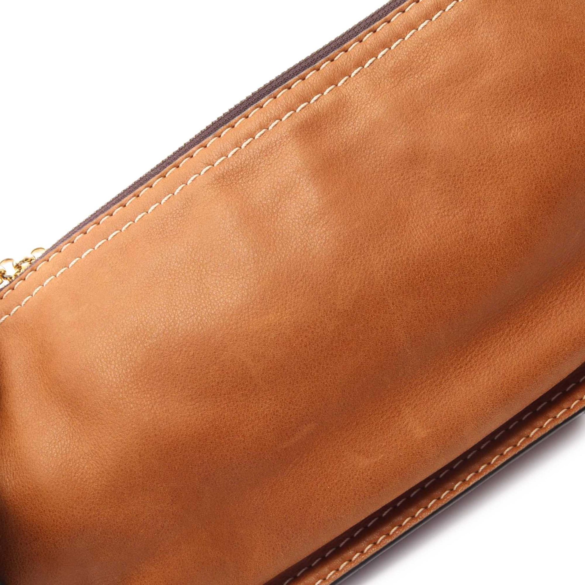 LOEWE Leather Crown Chain Shoulder Bag