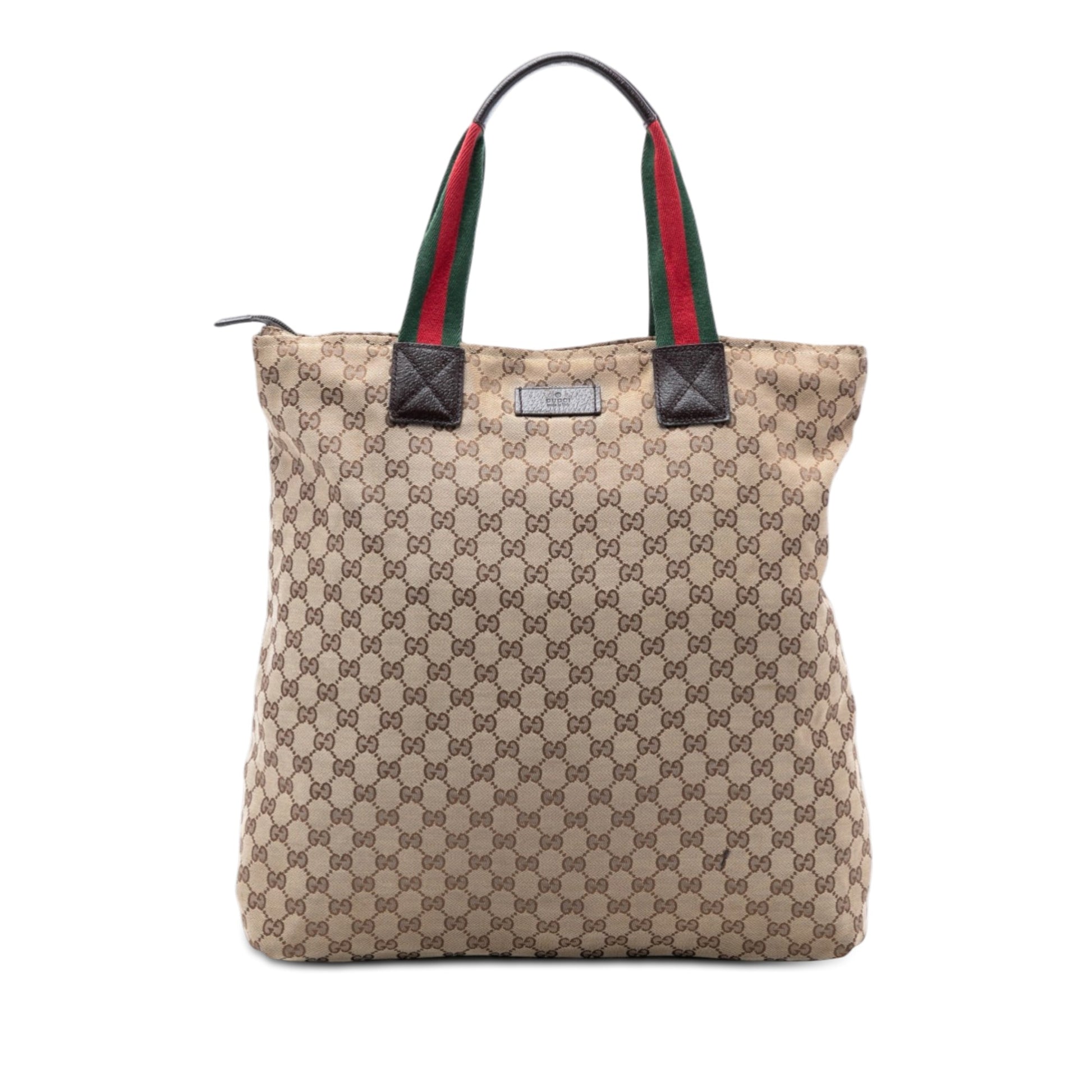 Gucci GG Canvas Web Vertical Tote