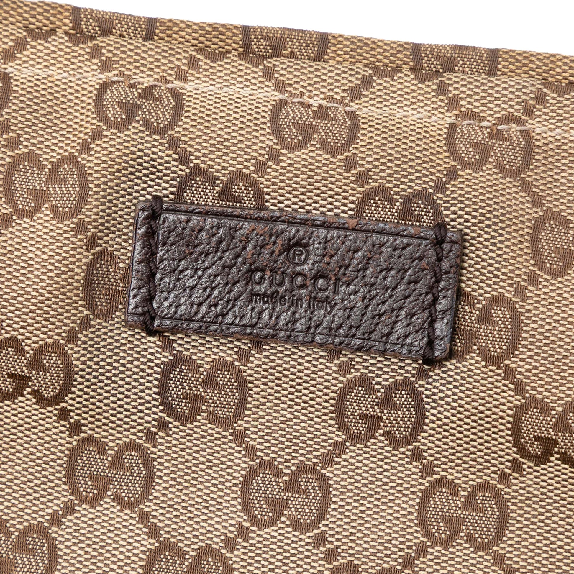 Gucci GG Canvas Web Vertical Tote