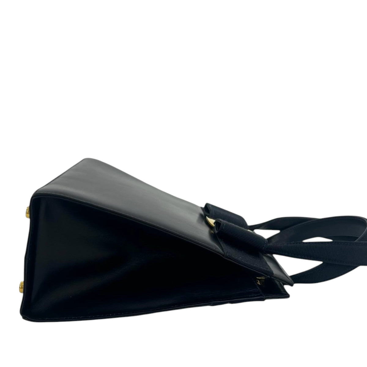 Ferragamo Leather Vara Bow Satchel