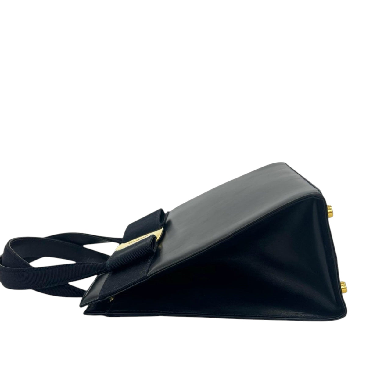 Ferragamo Leather Vara Bow Satchel